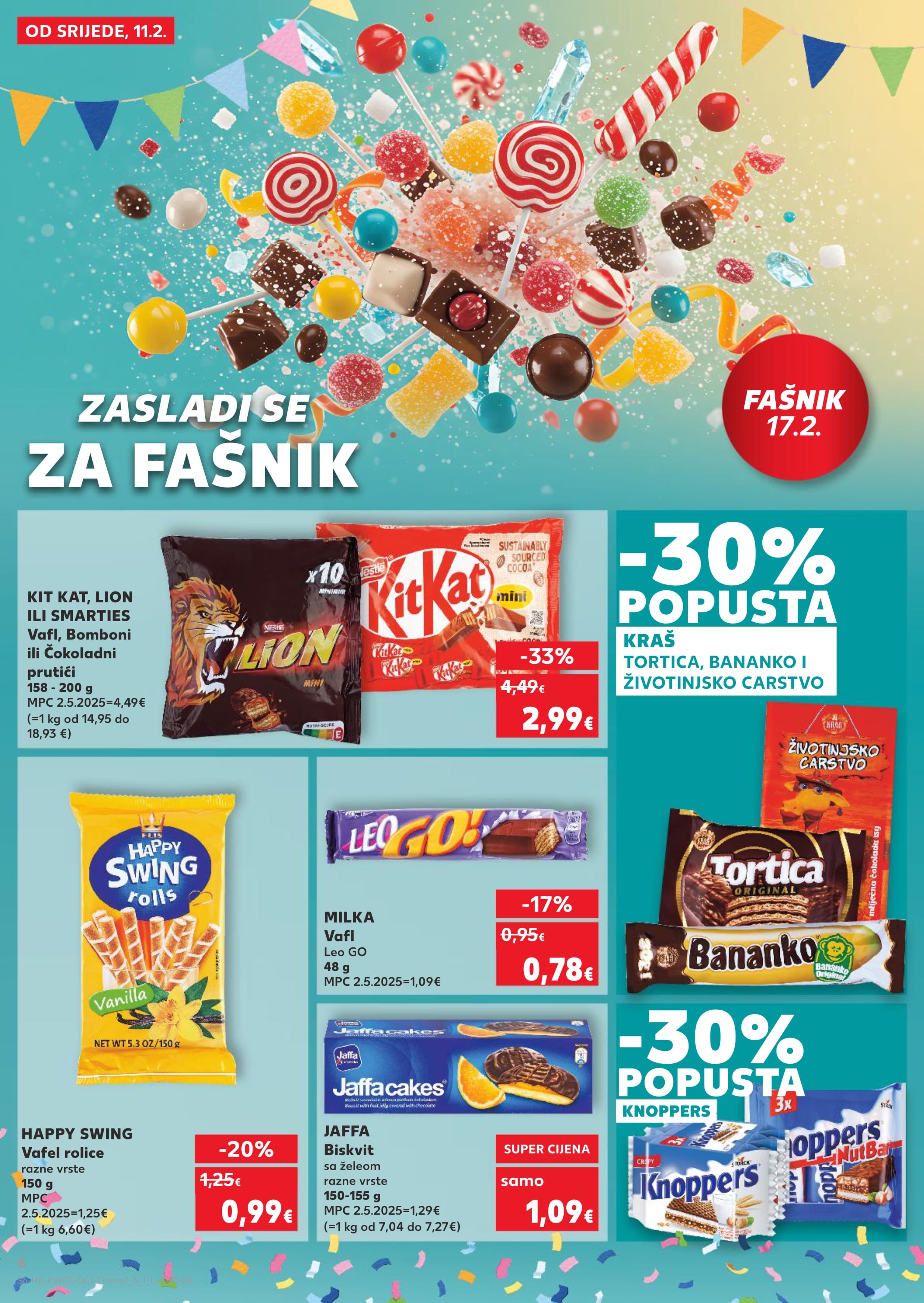 Stranica 6. Kaufland kataloga - Slatkiši za Fašnik i Kaufland Marke