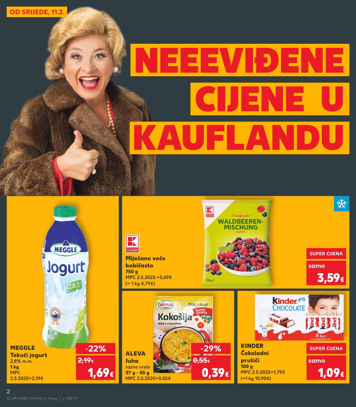 Stranica 2. Kaufland kataloga - Neeeviđene Cijene od 14.02.2026.
