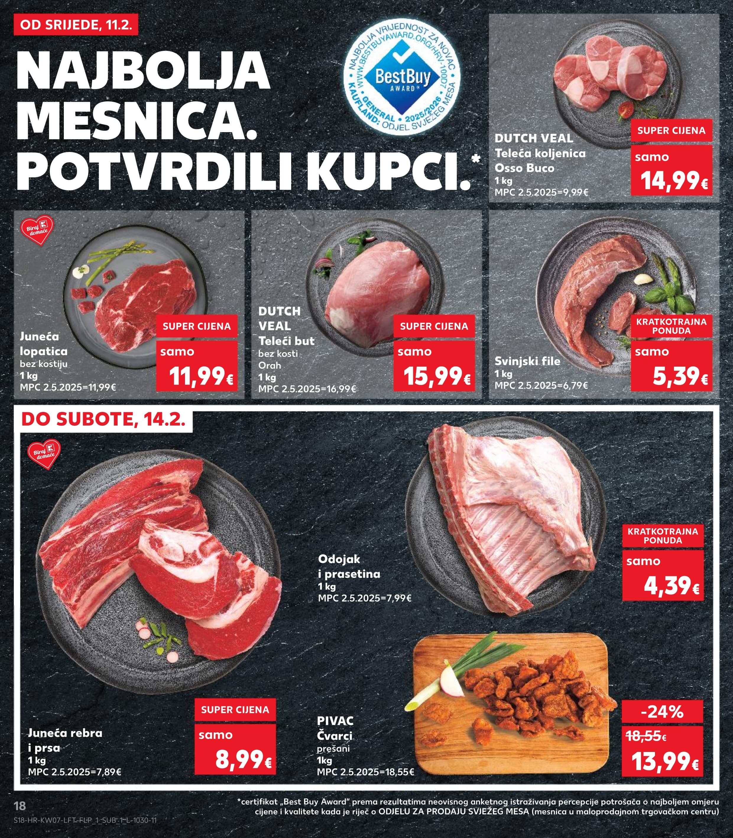 Stranica 18. Kaufland kataloga - Tjedna Akciija Prehrana