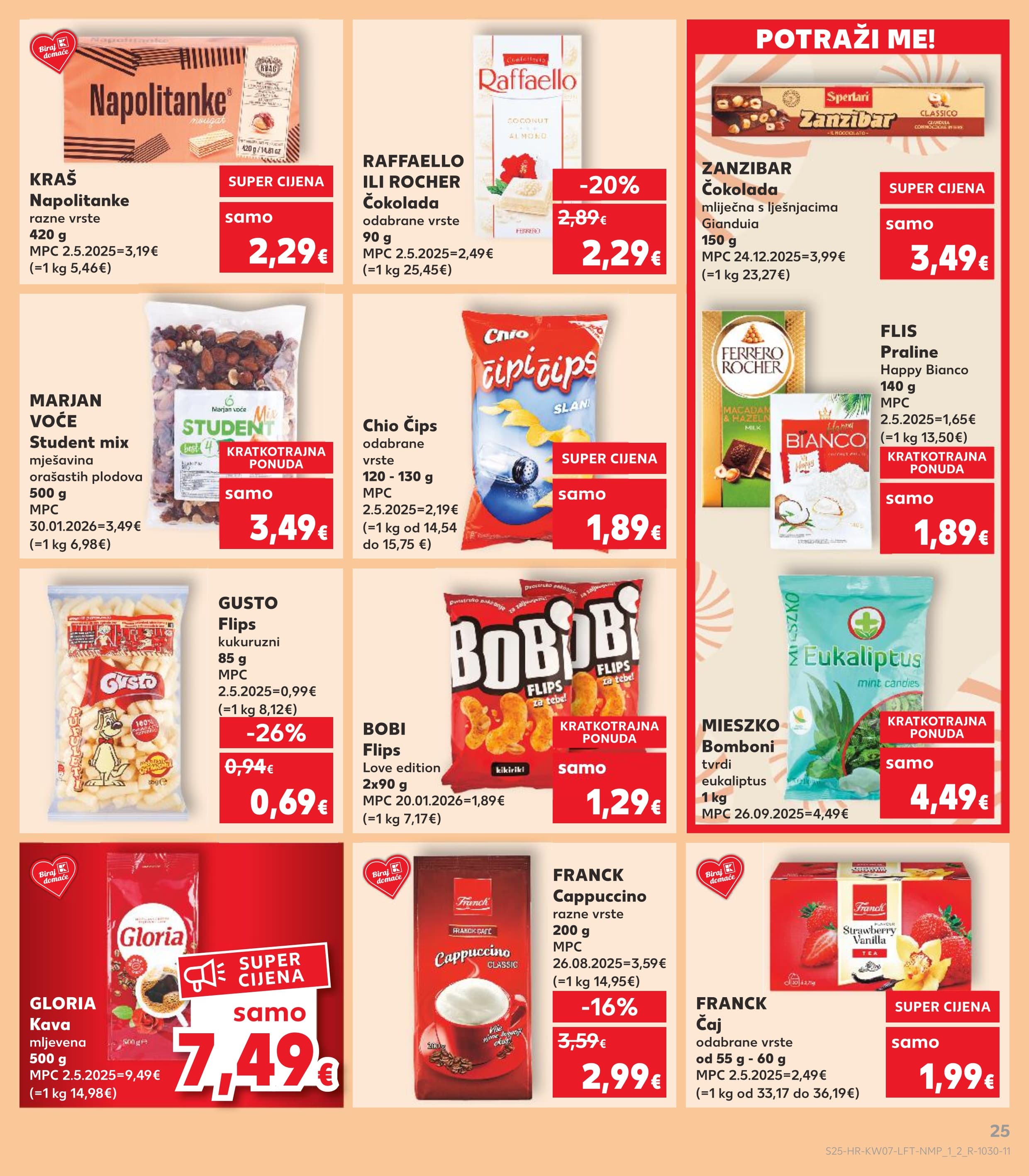 Stranica 25. Kaufland kataloga - Tjedna Akciija Prehrana