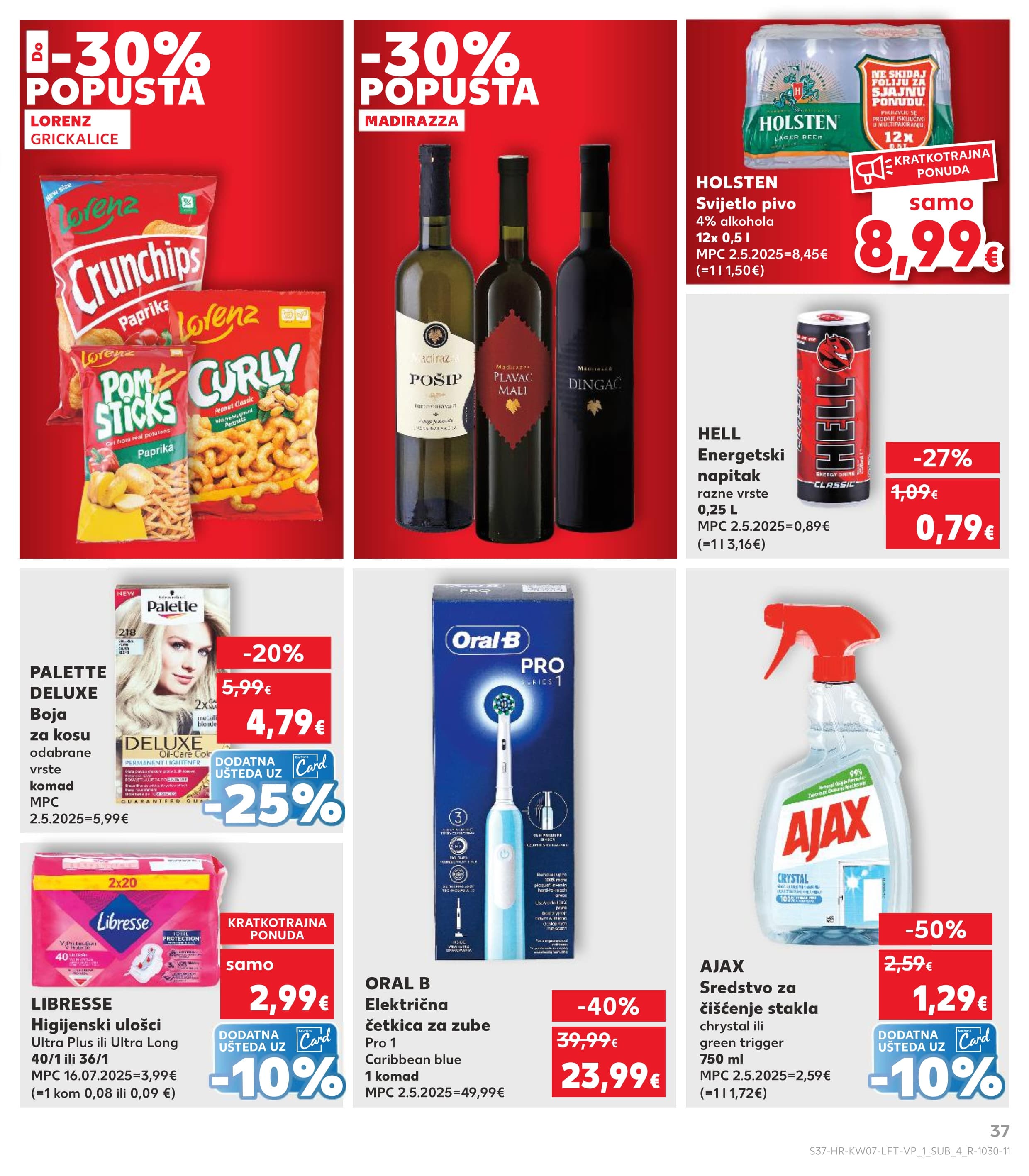 Stranica 37. Kaufland kataloga - Tjedna Akciija Prehrana