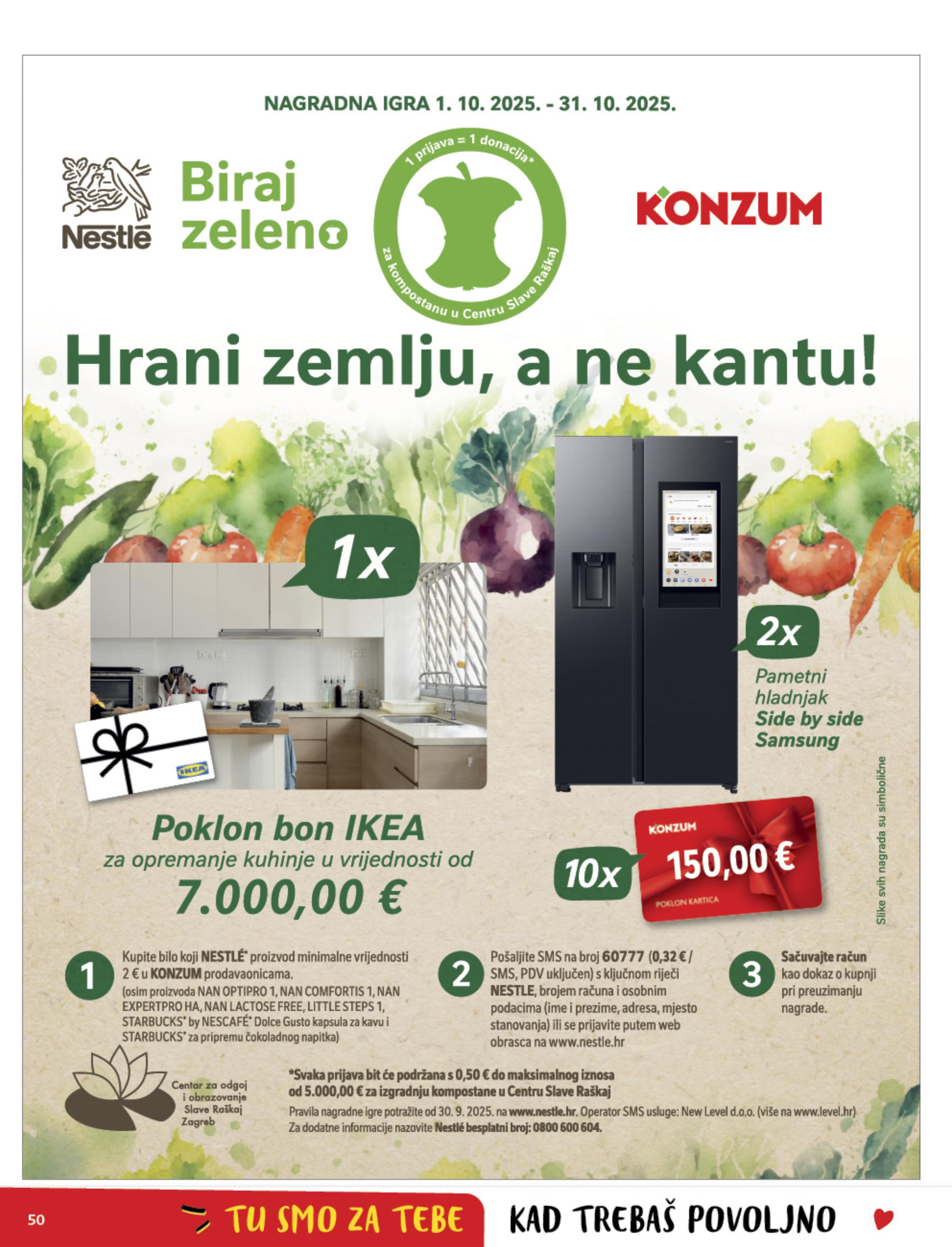 Stranica 50. Konzum kataloga - Akcije od 01.10. do 07.10.2025.