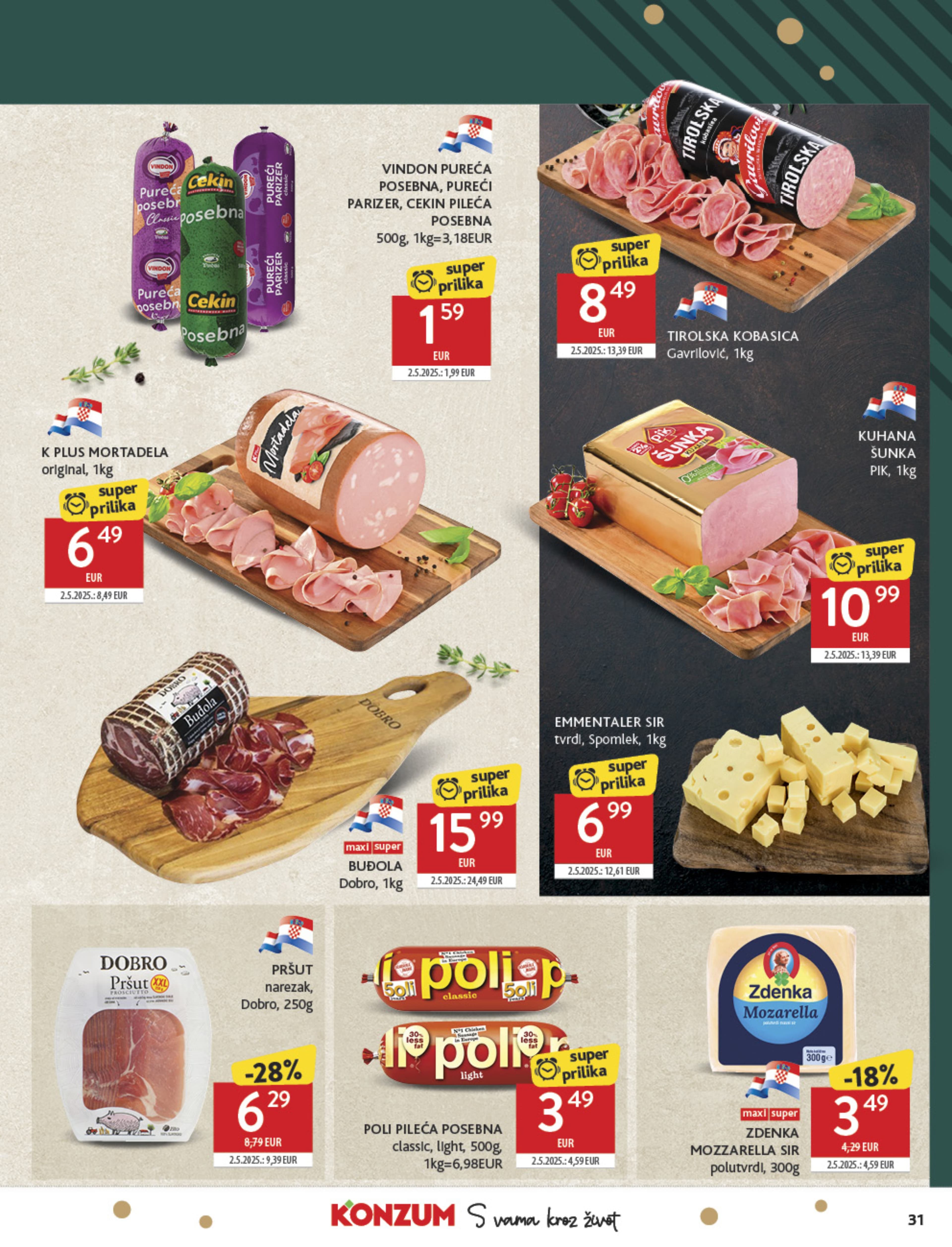 Stranica 31. Konzum kataloga - Akcije od 03.12. do 09.12.2025.