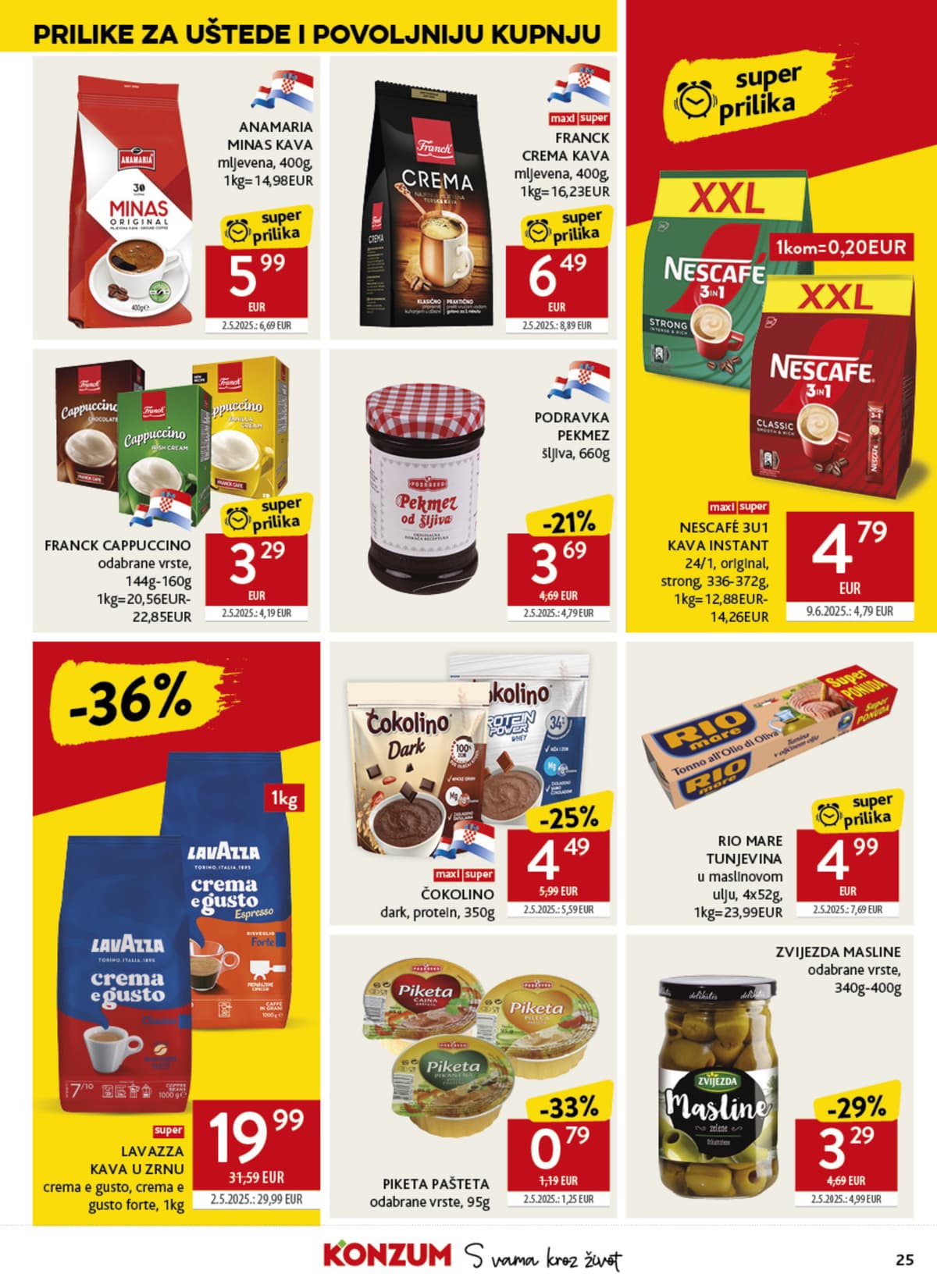 Stranica 25. Konzum kataloga - Akcijska ponuda od 14.02.2026.