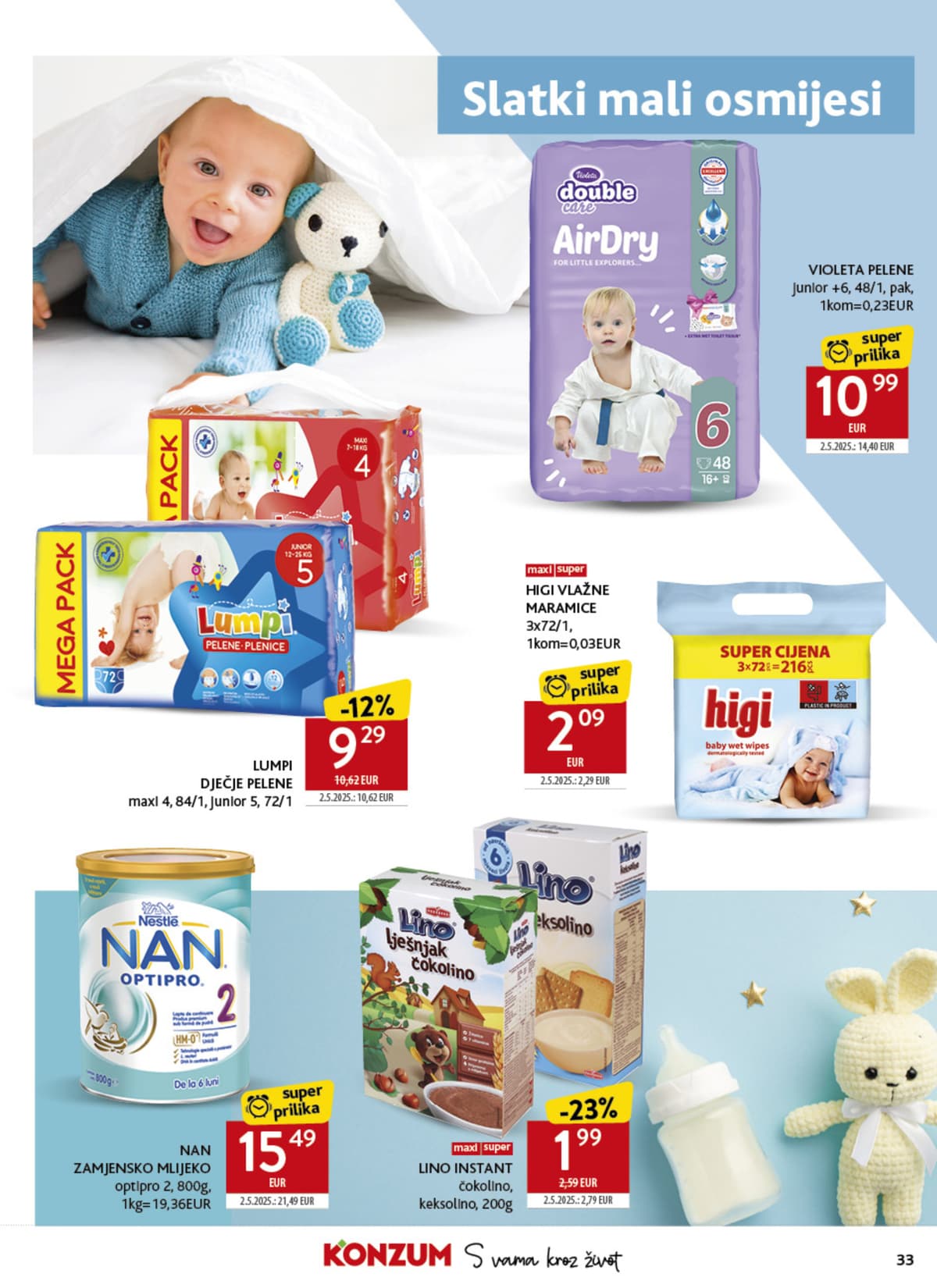 Stranica 33. Konzum kataloga - Akcijska ponuda od 14.02.2026.