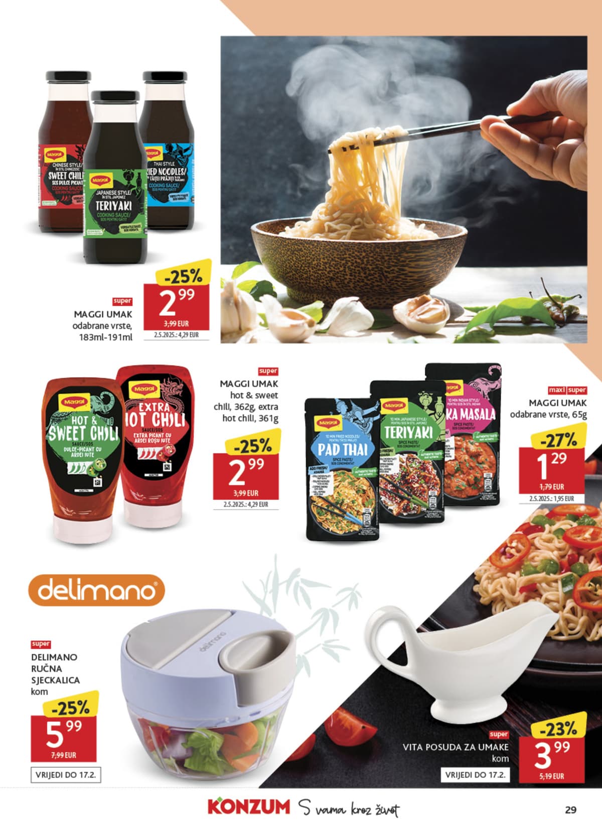 Stranica 29. Konzum kataloga - Tjedna Akcija od Srijede od 14.02.2026.