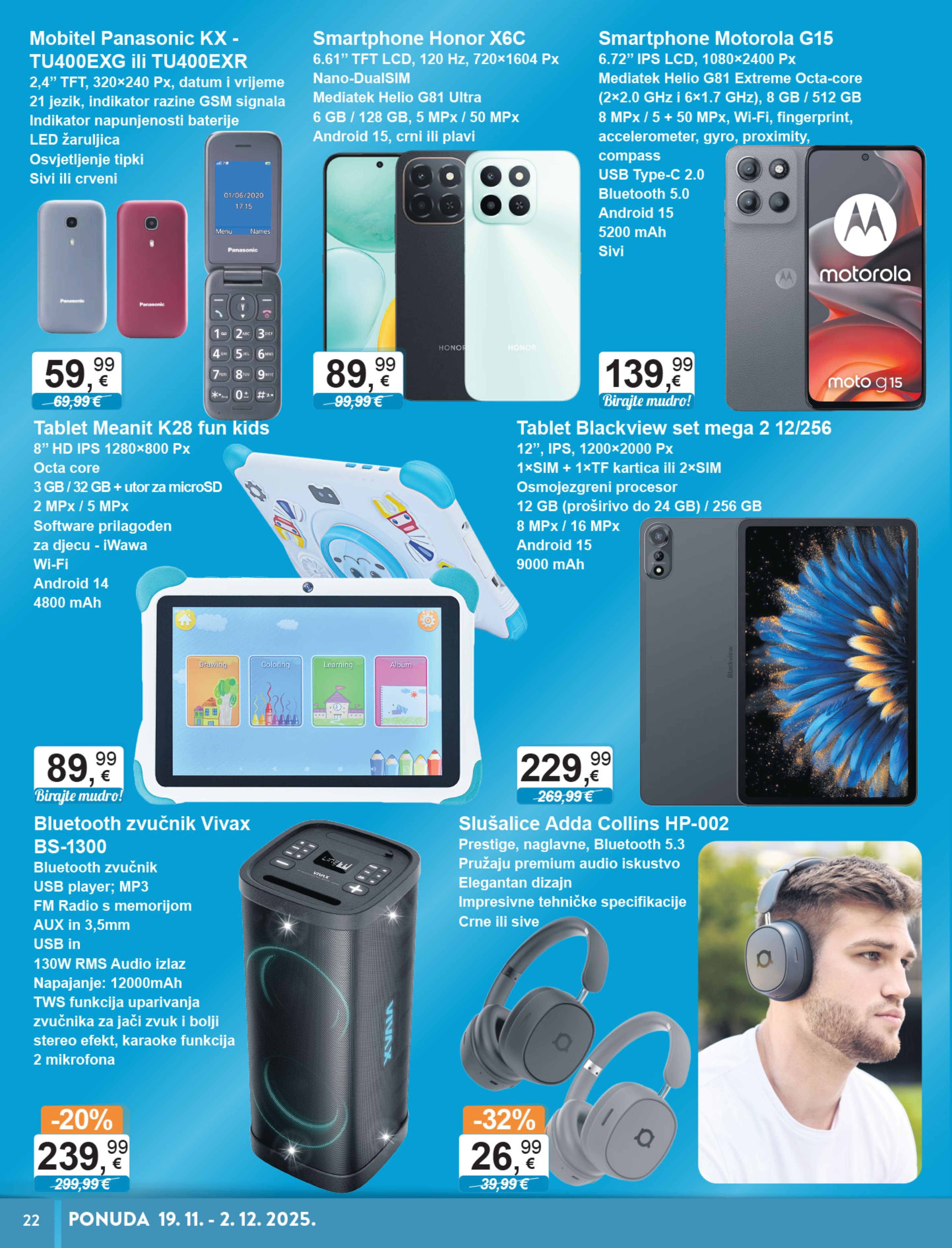 Stranica 22. KTC kataloga - Akcije od 19.11. do 02.12.2025.
