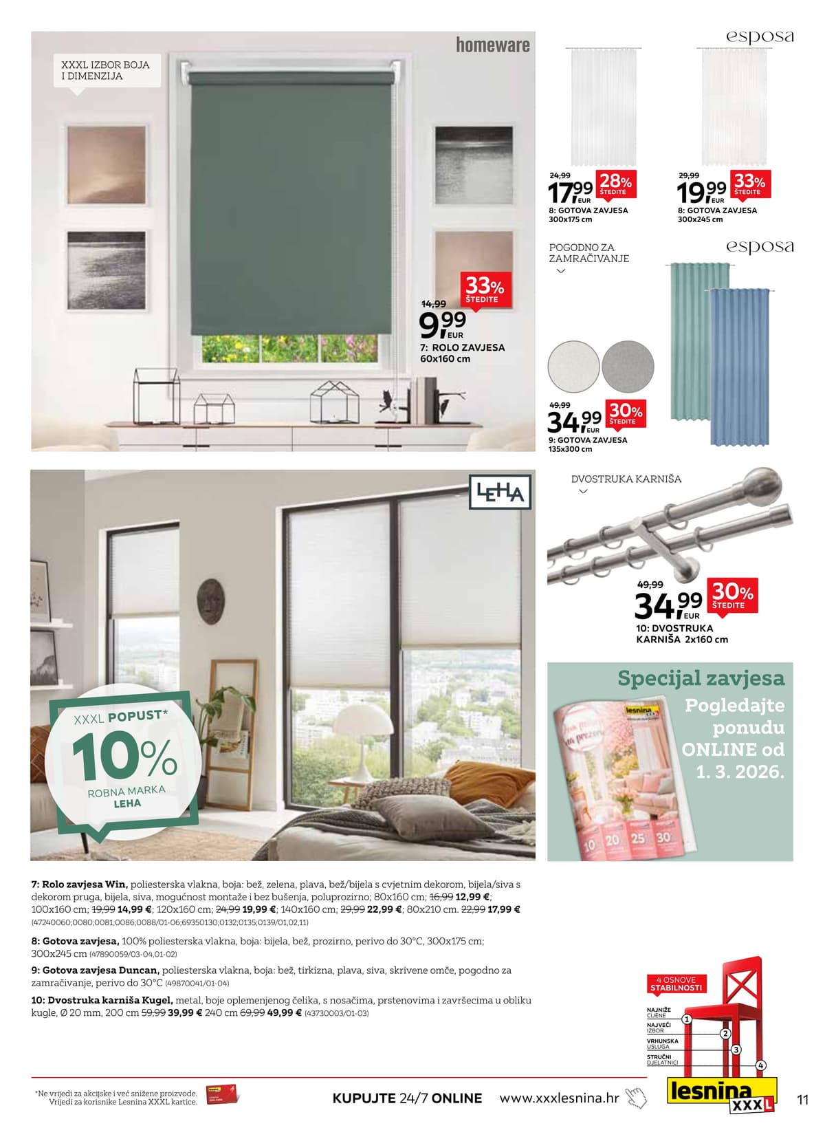 Stranica 11. Lesnina kataloga - Elegancija na stolu od 14.02.2026.