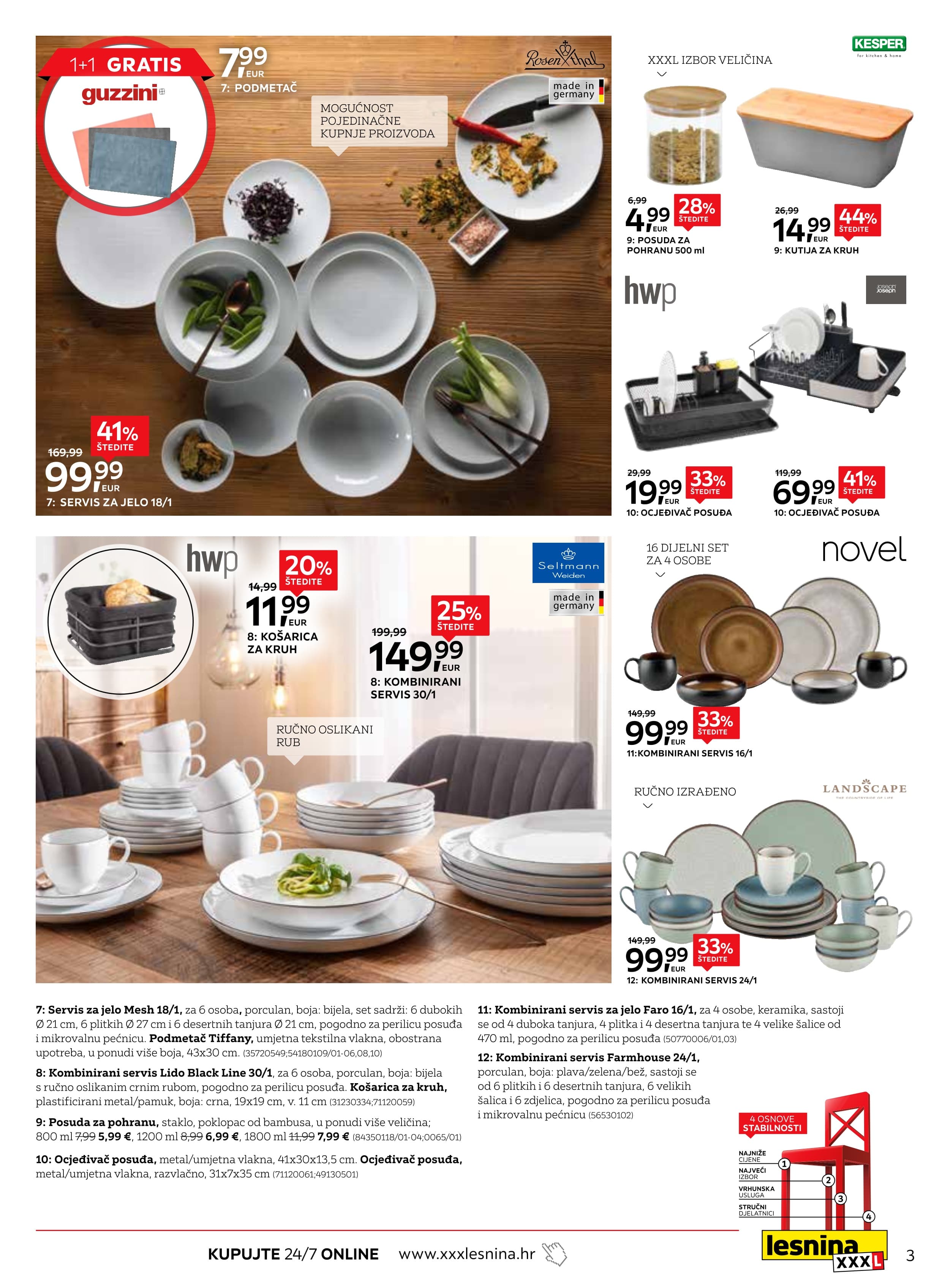 Stranica 3. Lesnina kataloga - Elegancija na stolu