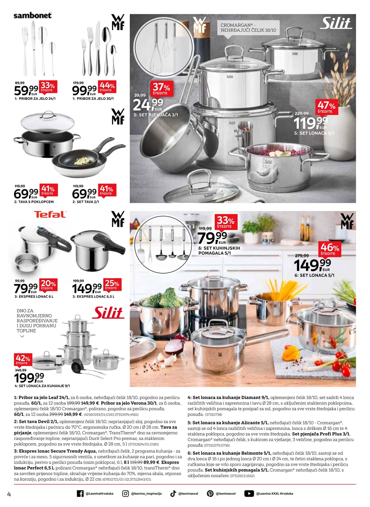 Stranica 4. Lesnina kataloga - Elegancija na stolu od 14.02.2026.