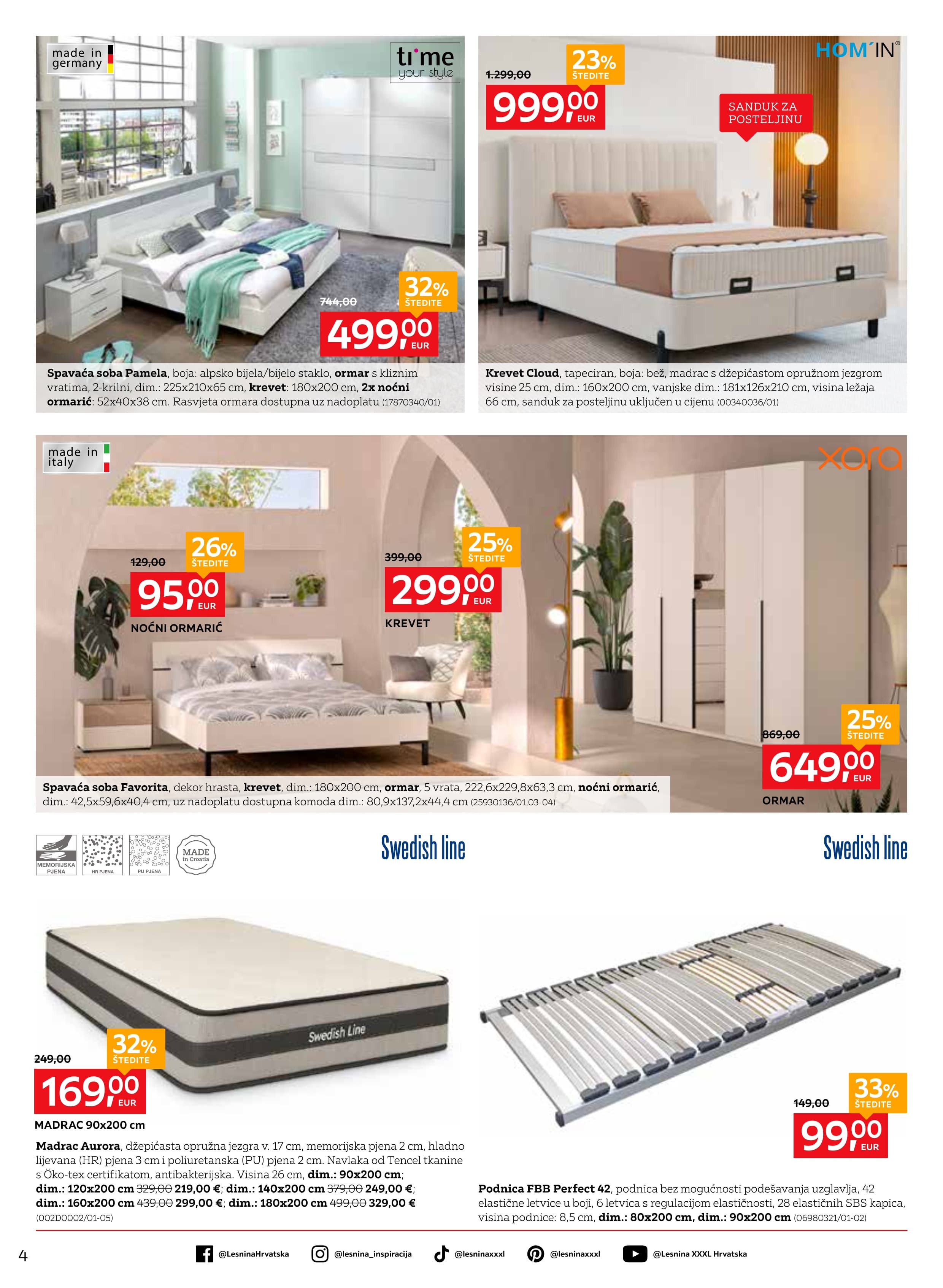 Stranica 4. Lesnina kataloga - Za ugodne snove