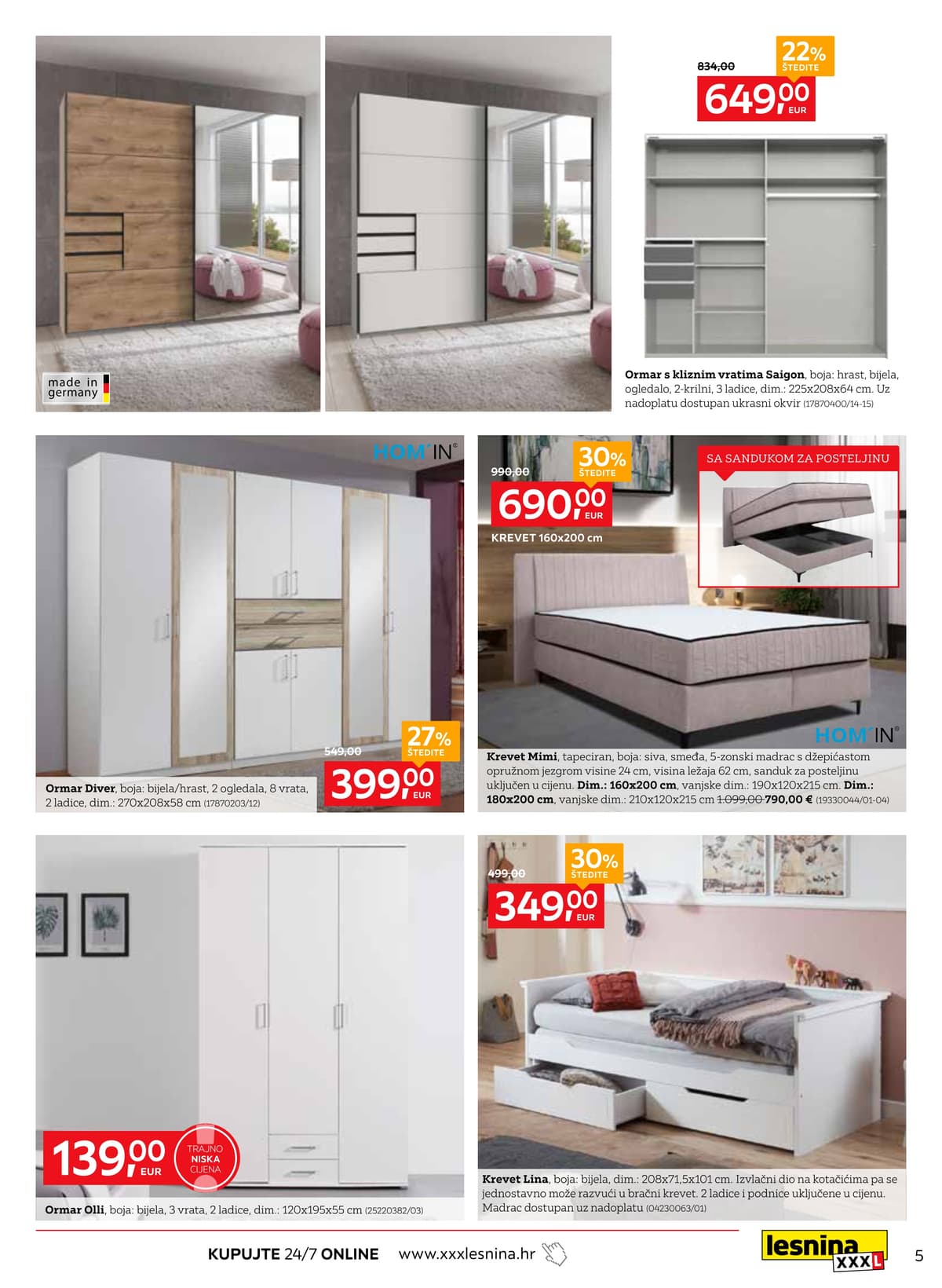 Stranica 5. Lesnina kataloga - Za ugodne snove od 14.02.2026.