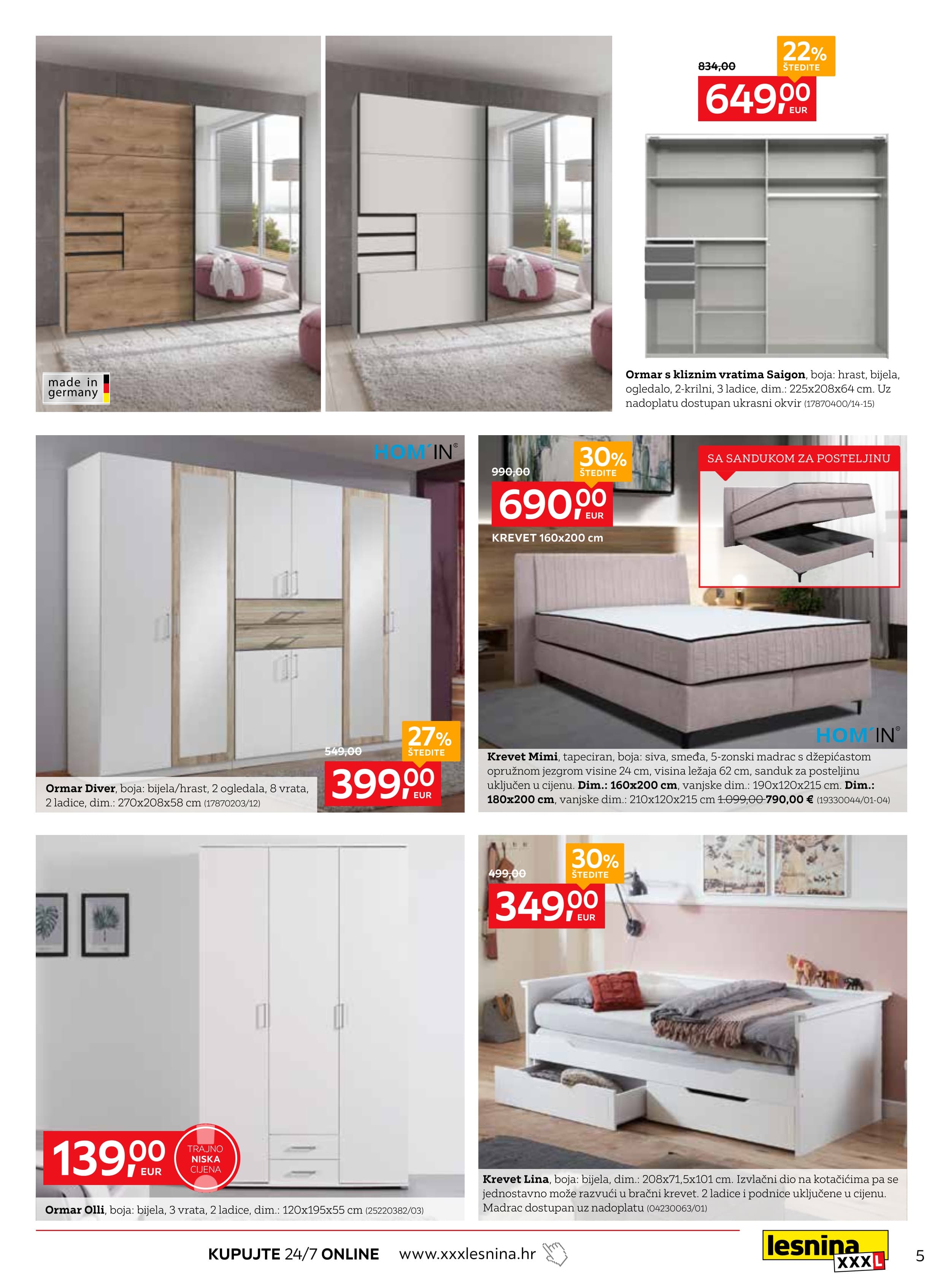 Stranica 5. Lesnina kataloga - Za ugodne snove