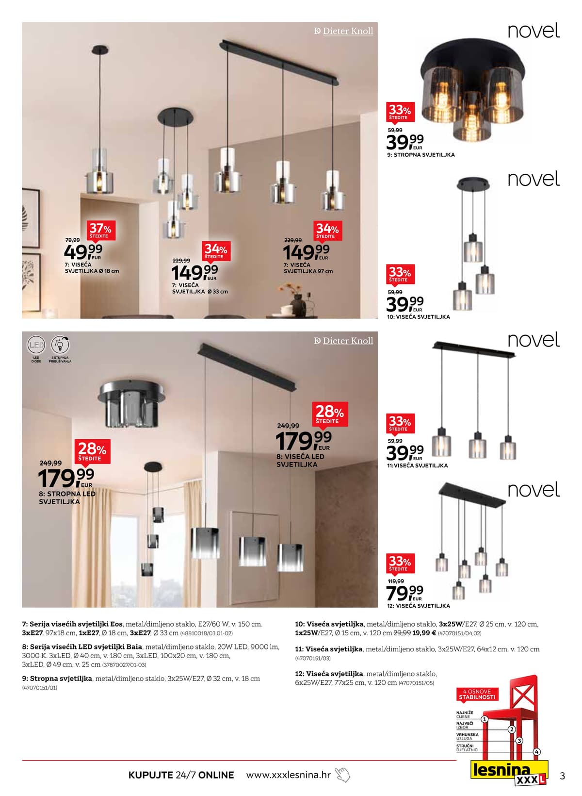 Stranica 3. Lesnina kataloga - Moderna rješenja rasvjete od 14.02.2026.