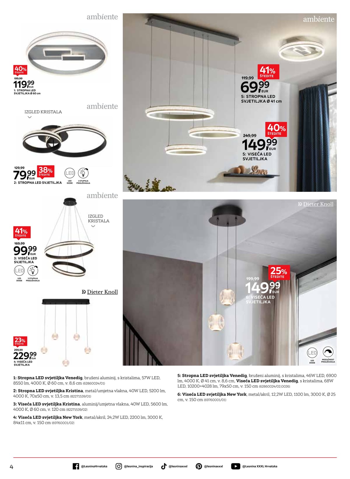 Stranica 4. Lesnina kataloga - Moderna rješenja rasvjete od 14.02.2026.