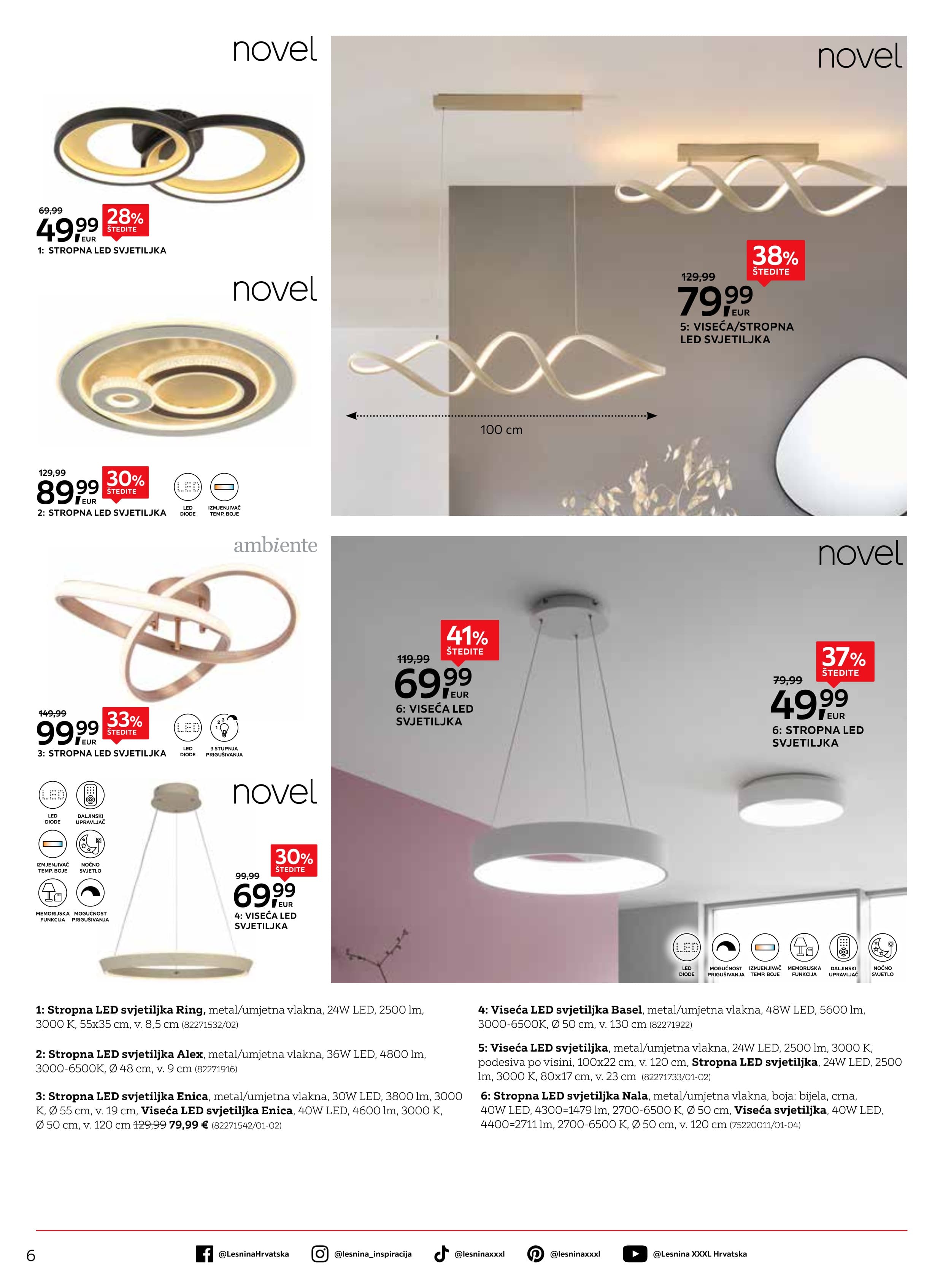 Stranica 6. Lesnina kataloga - Moderna rješenja rasvjete