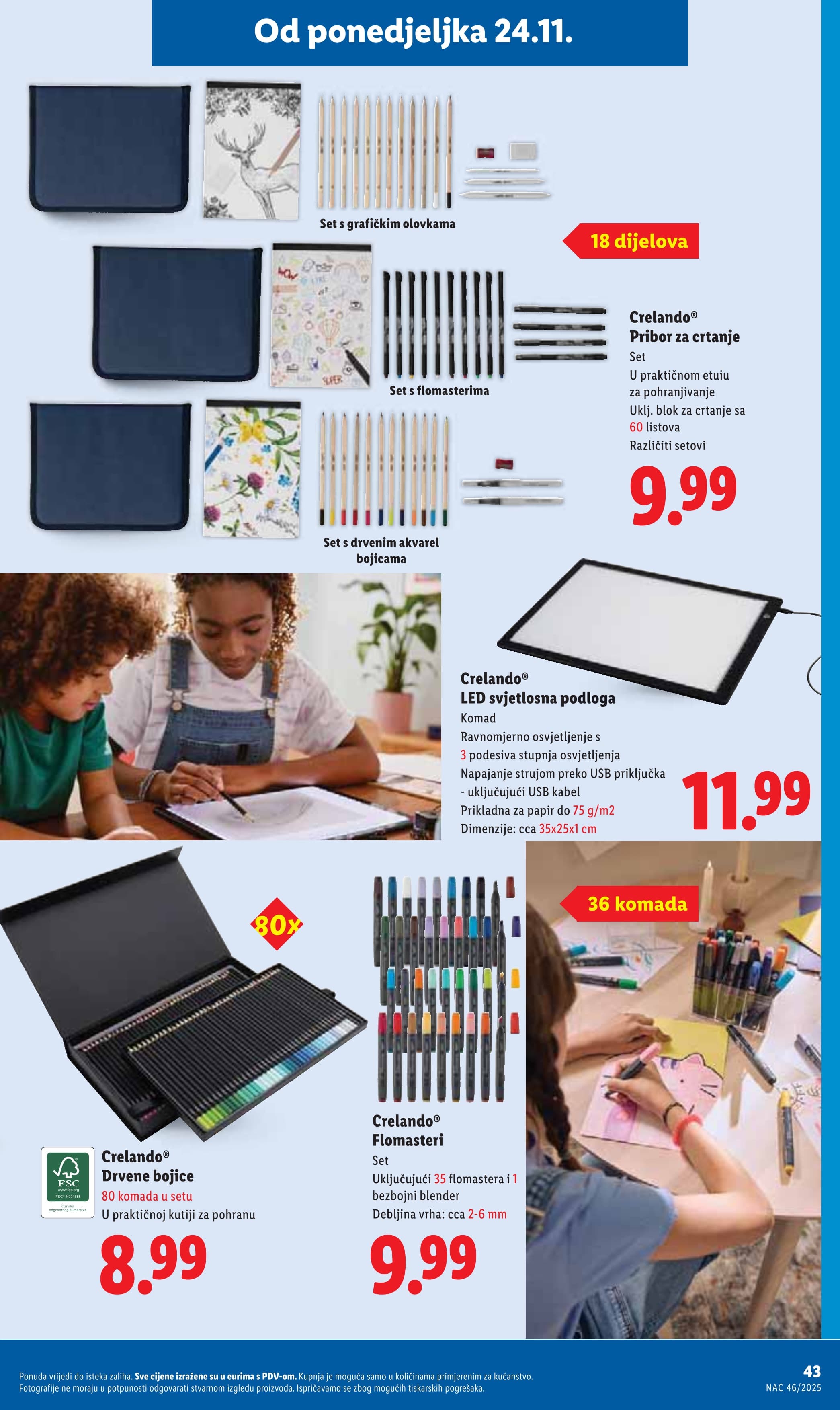 Stranica 43. Lidl kataloga - Akcije od 24.11. do 30.11.2025.