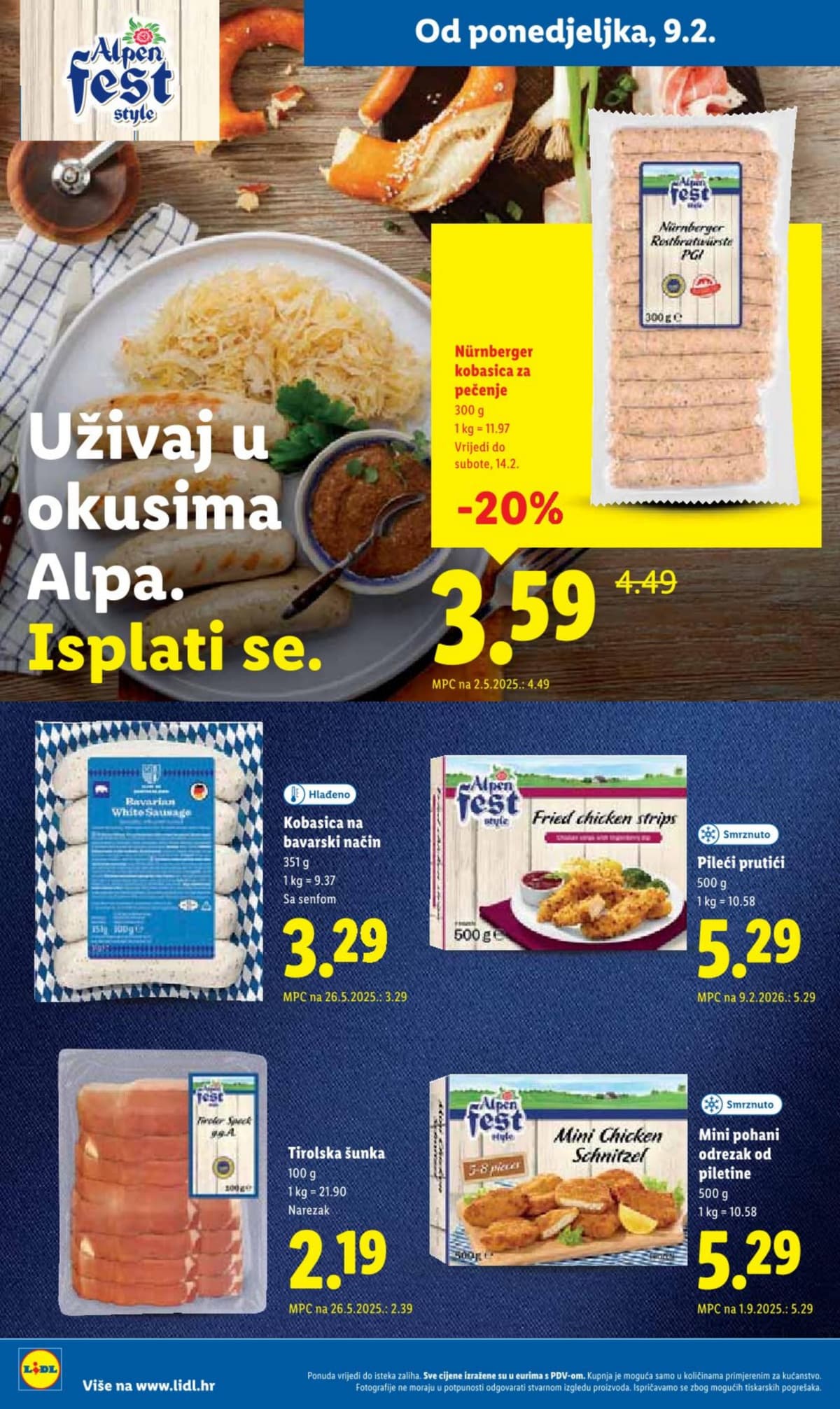 Stranica 16. Lidl kataloga - Tjedna Akcija Prehrana od 14.02.2026.