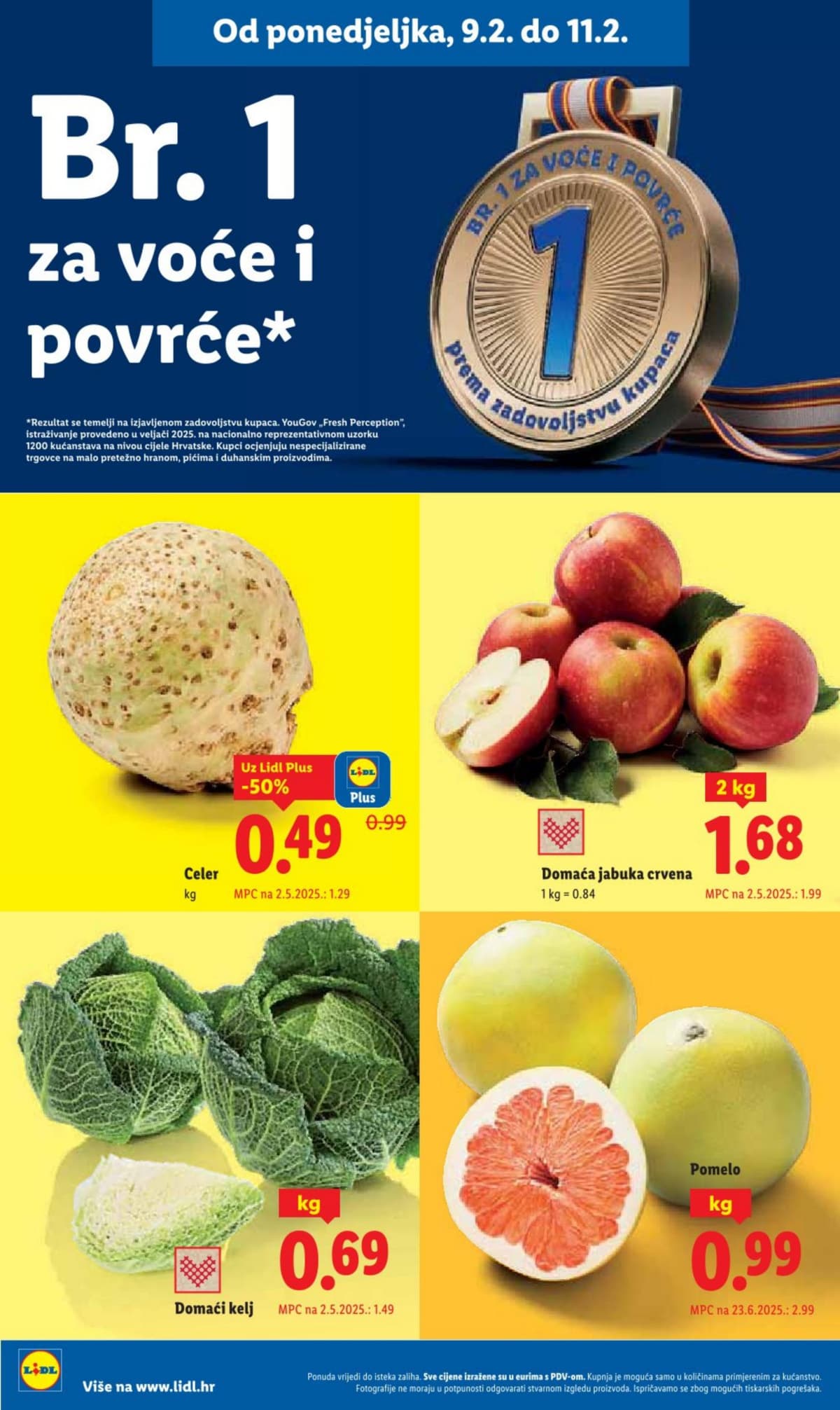 Stranica 2. Lidl kataloga - Tjedna Akcija Prehrana od 14.02.2026.