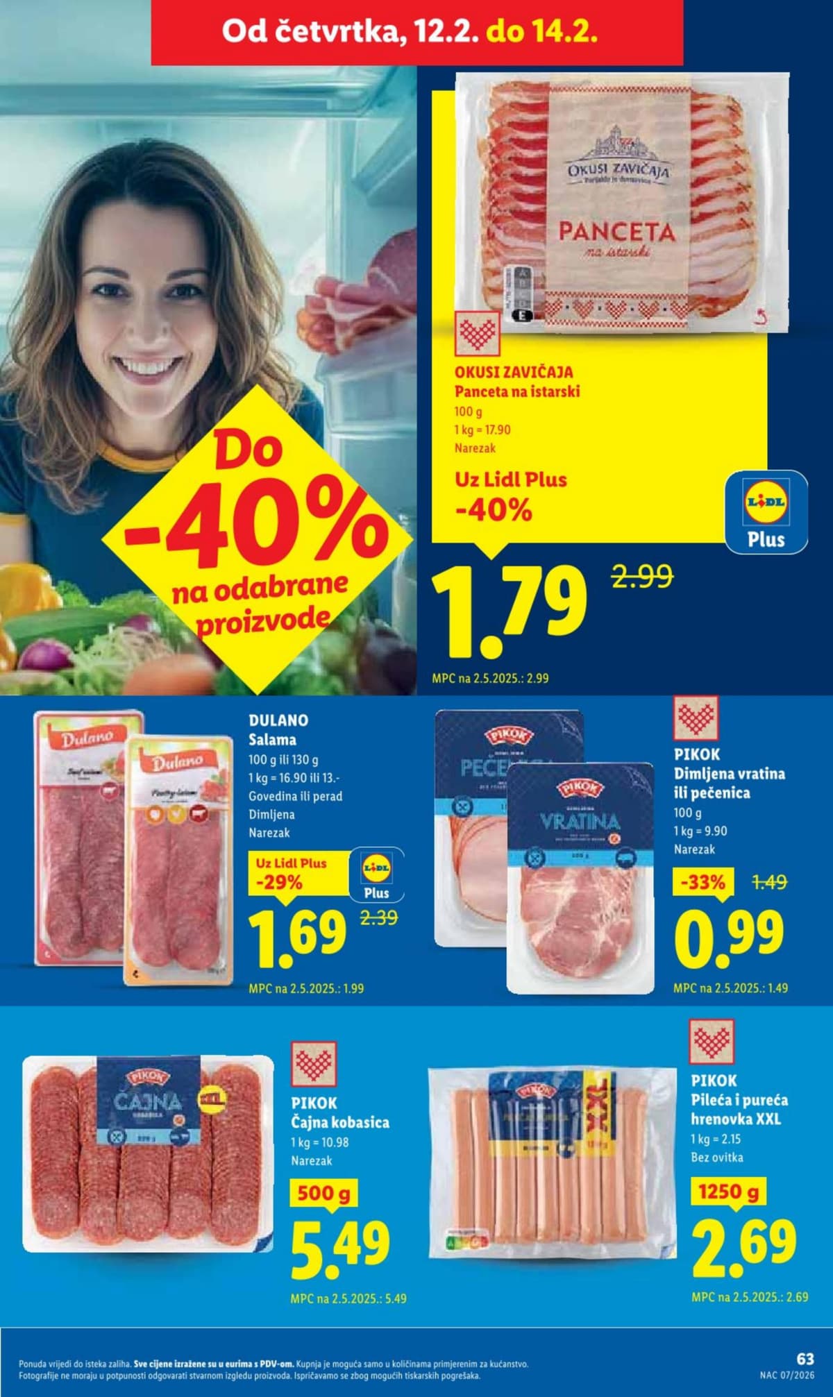 Stranica 35. Lidl kataloga - Tjedna Akcija Prehrana od 14.02.2026.