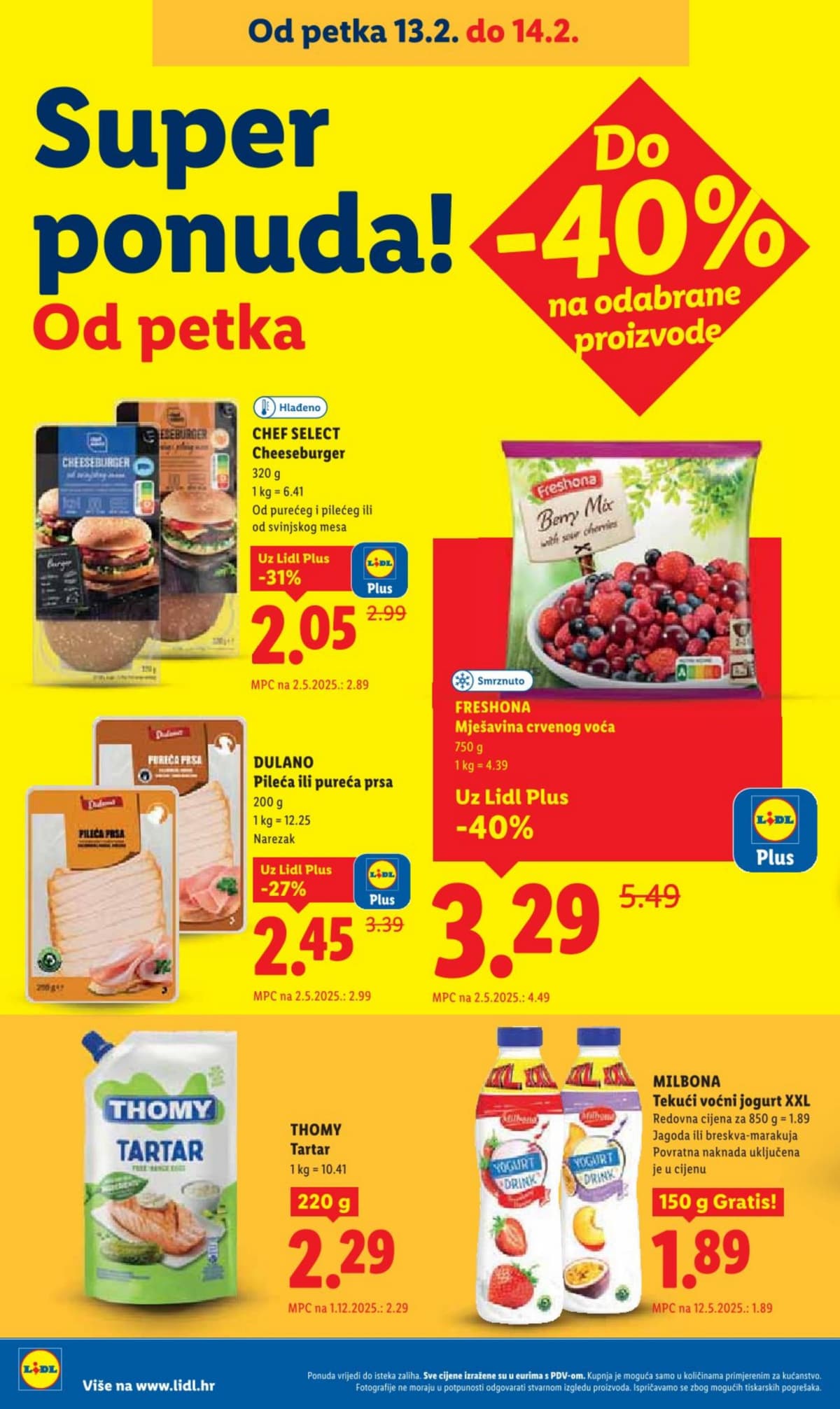 Stranica 42. Lidl kataloga - Tjedna Akcija Prehrana od 14.02.2026.