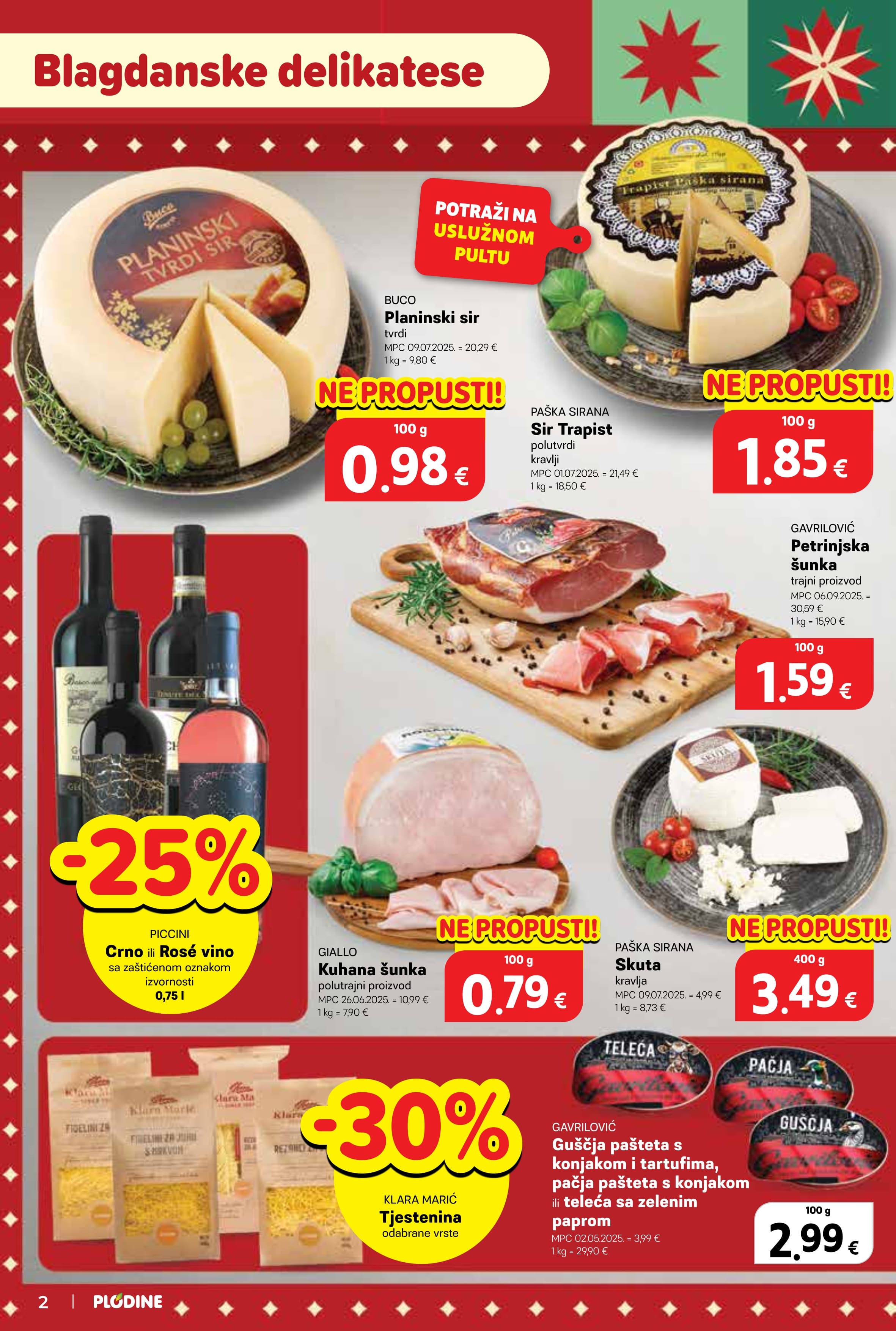 Stranica 2. Plodine kataloga - Akcije od 05.11. do 11.11.2025.