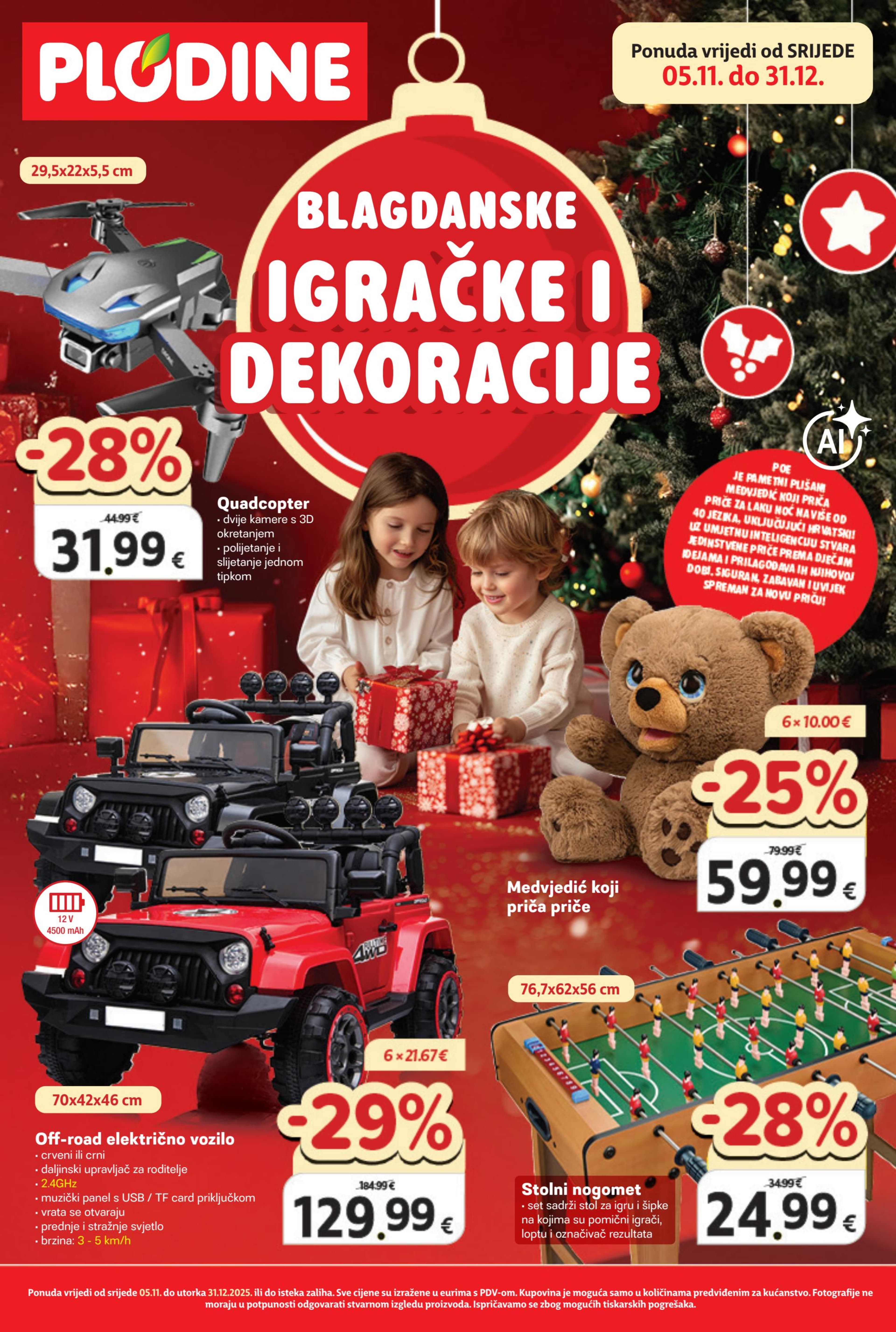 Stranica 1. Plodine kataloga - Akcije od 05.11. do 31.12.2025.