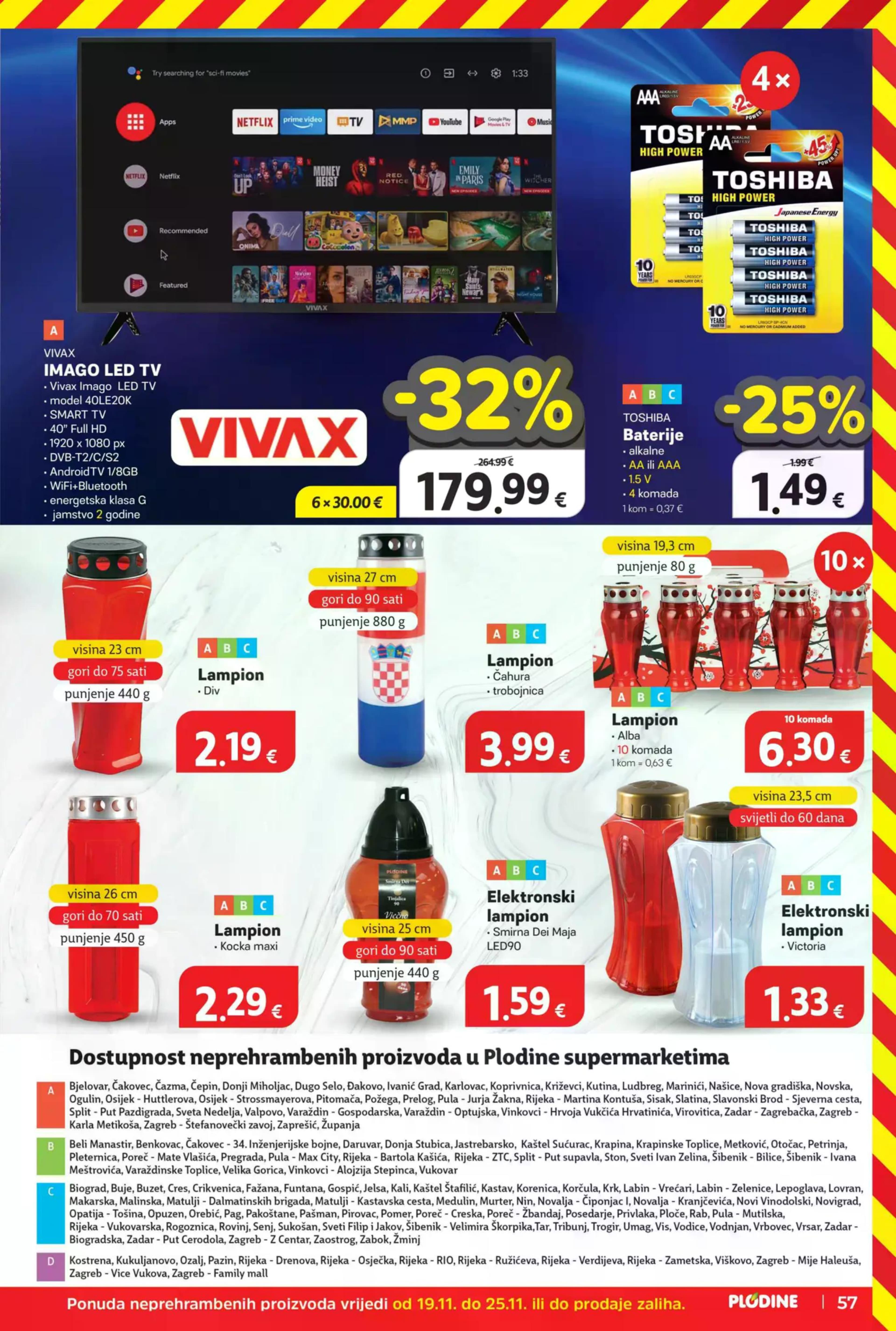 Stranica 57. Plodine kataloga - Akcije od 19.11. do 25.11.2025.
