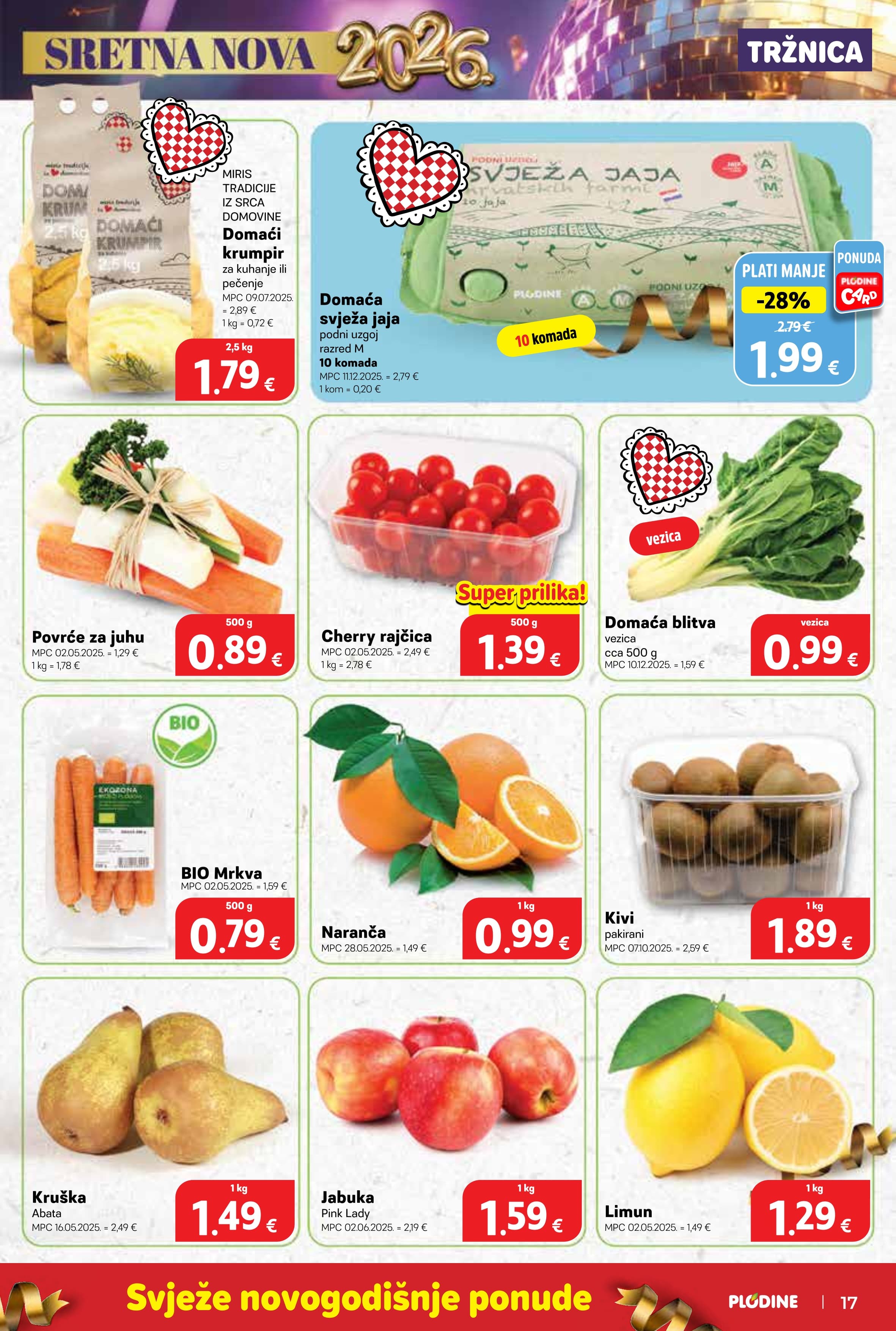 Stranica 17. Plodine kataloga - Akcije od 27.12. do 31.12.2025.