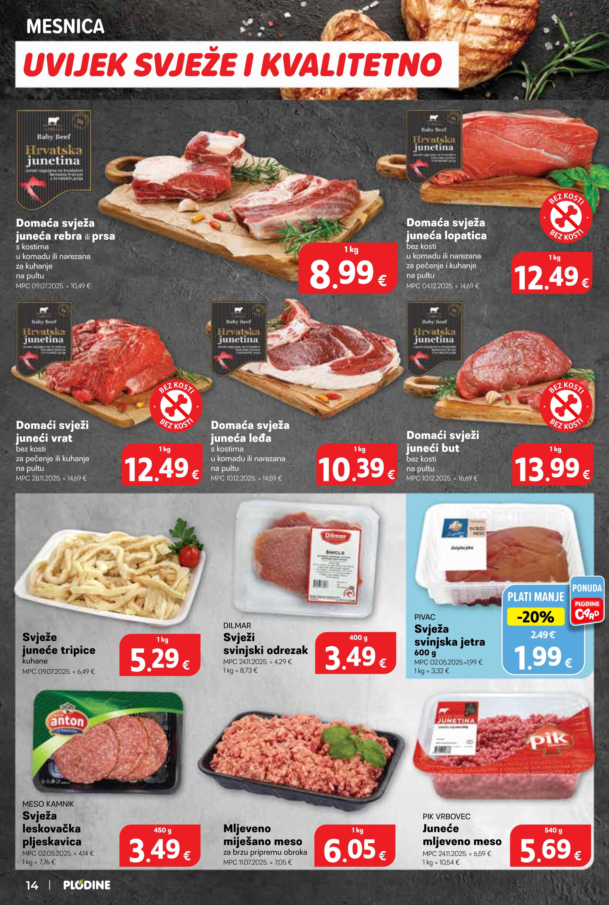 Stranica 14. Plodine kataloga - od 02.01. do 05.01.2026.