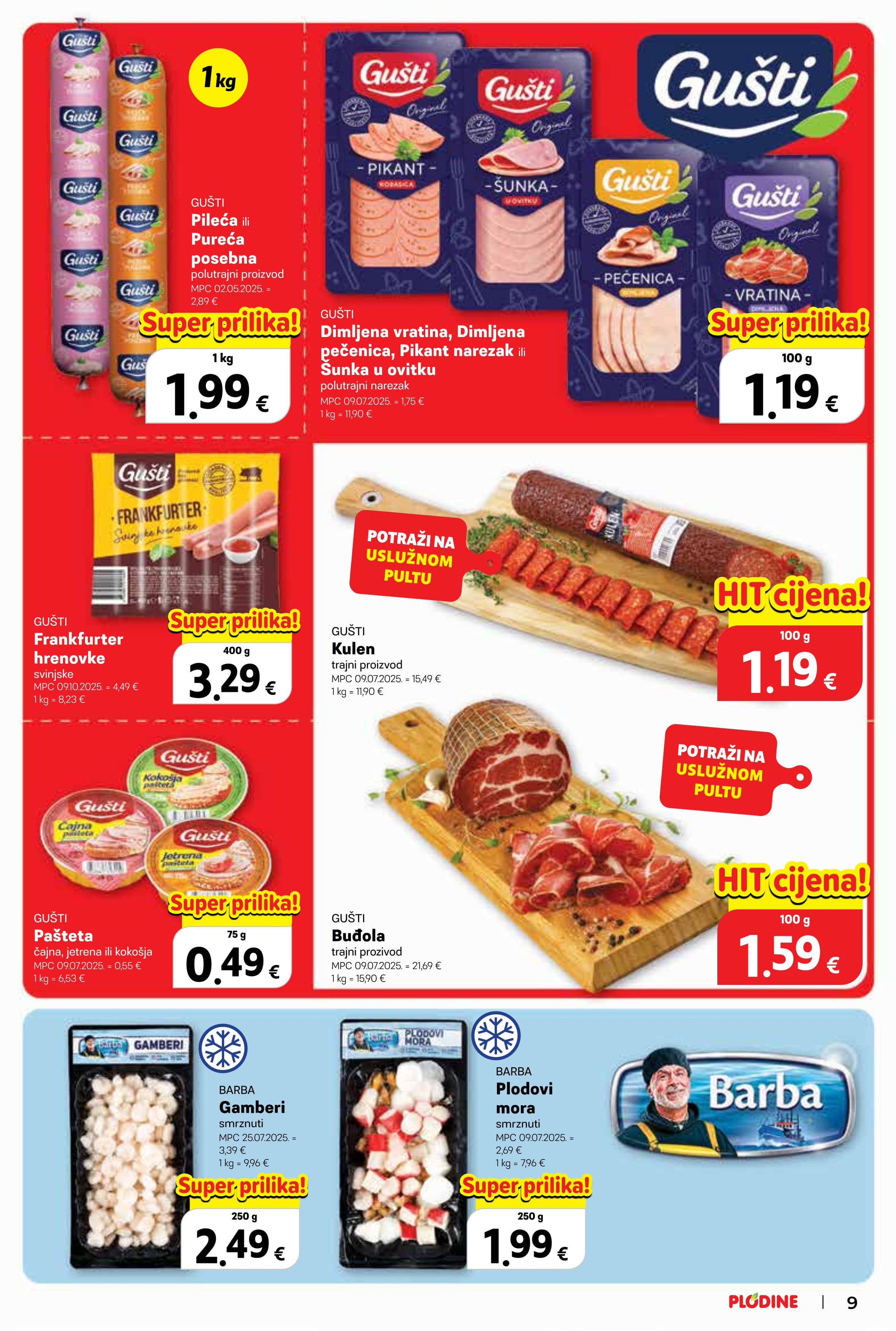 Stranica 9. Plodine kataloga - od 02.01. do 05.01.2026.