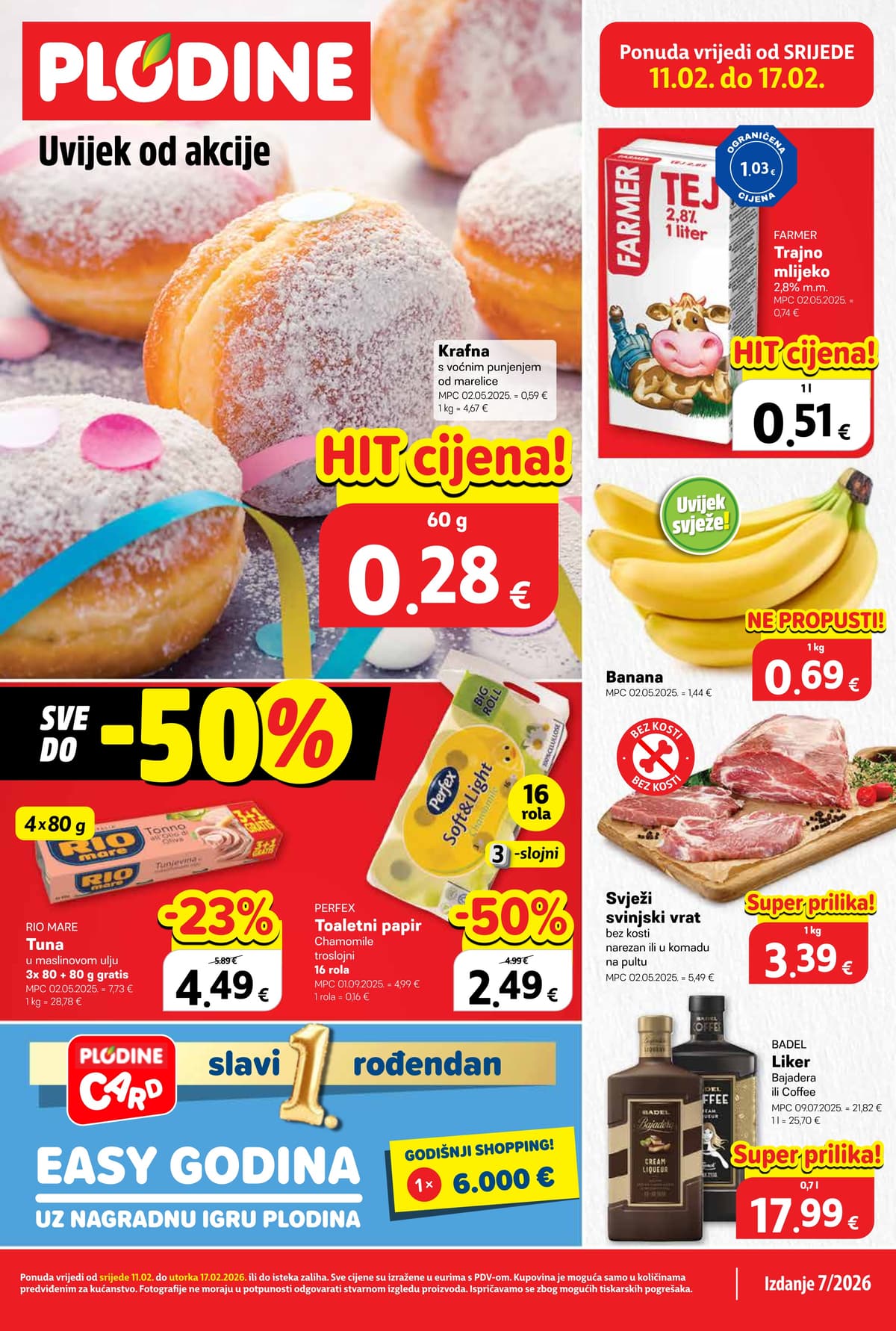 Plodine katalog od 11.02.2026 - Tjedna Akcija od Srijede
