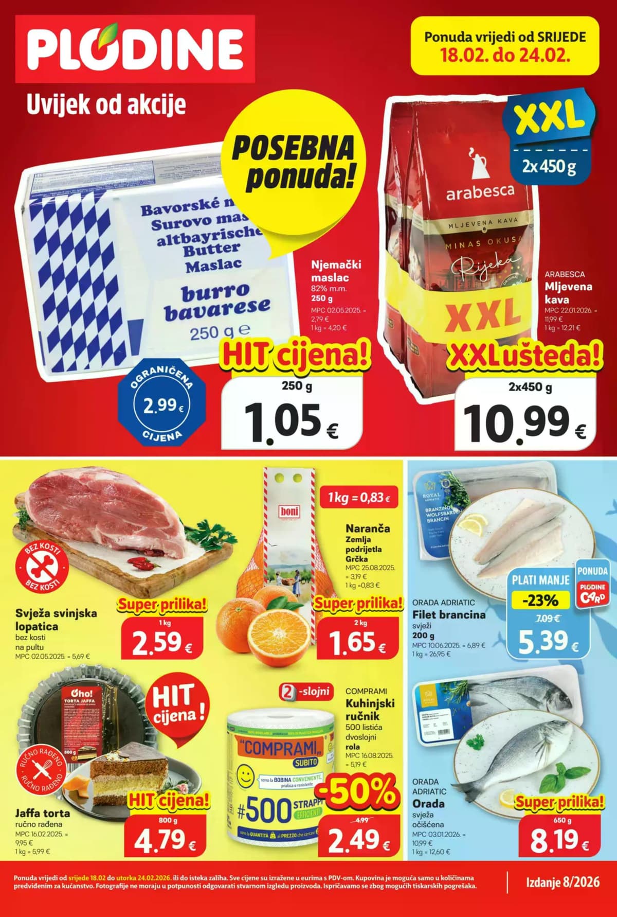 Stranica 1. Plodine kataloga - Tjedna Akcija od 14.02.2026.