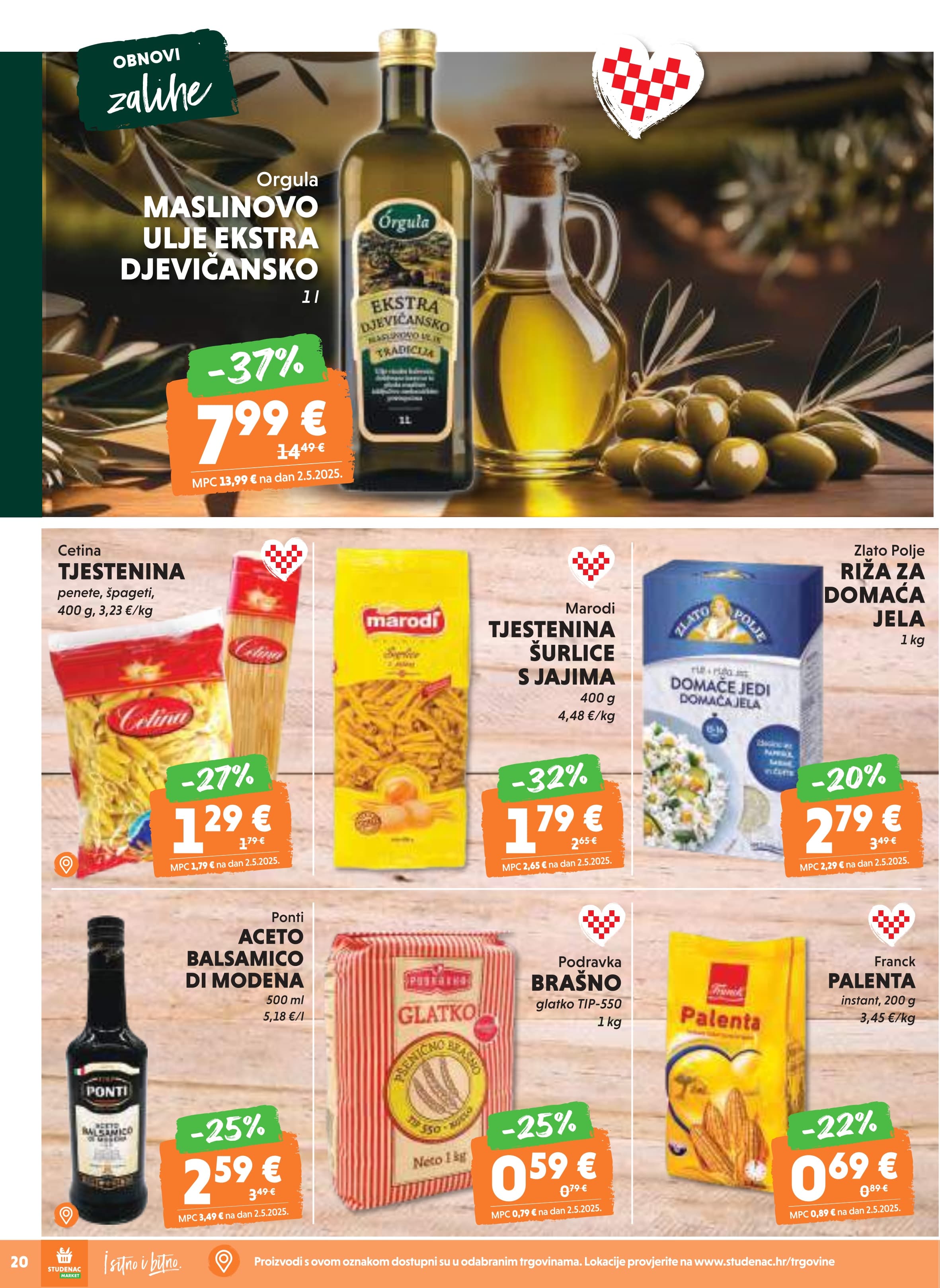 Stranica 20. Studenac kataloga - Akcije od 05.11. do 11.11.2025.