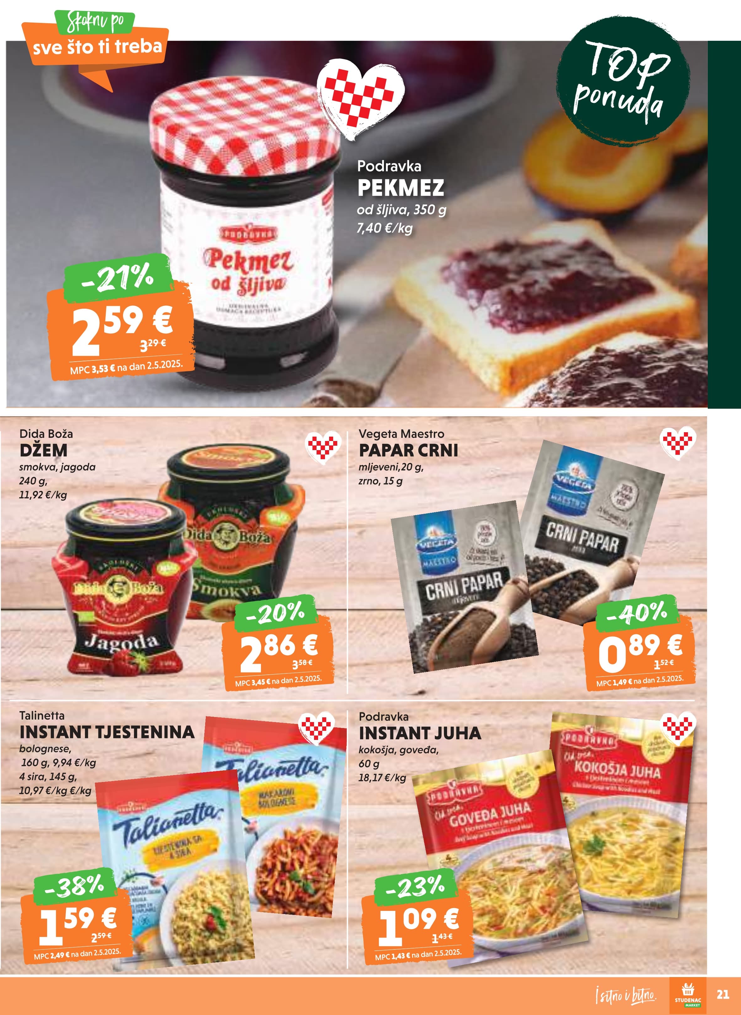 Stranica 21. Studenac kataloga - Akcije od 05.11. do 11.11.2025.