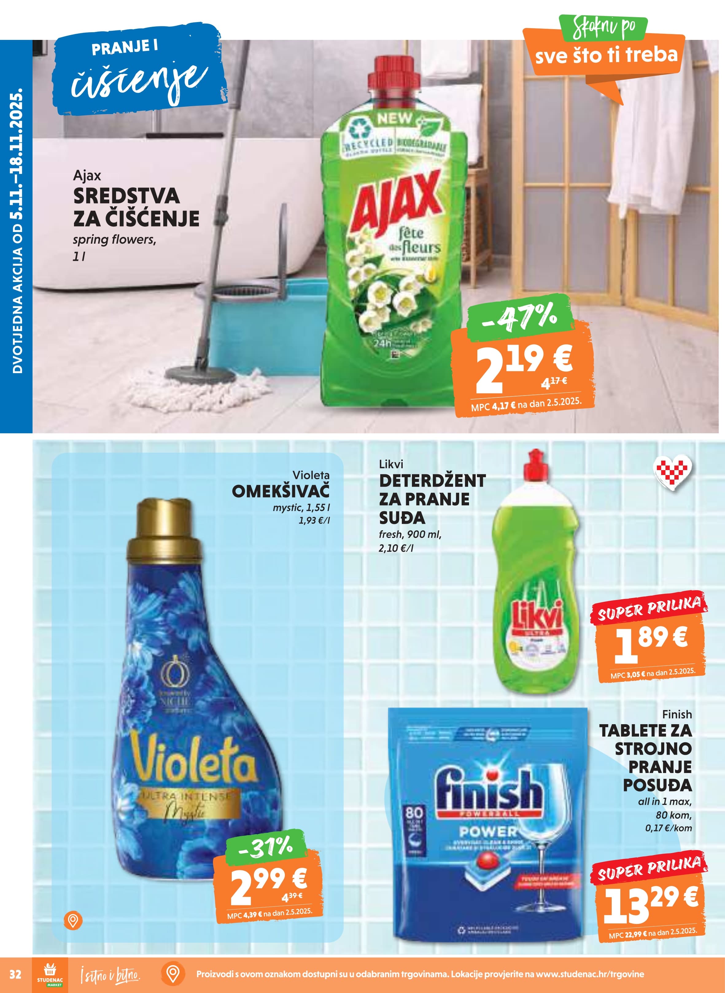 Stranica 32. Studenac kataloga - Akcije od 05.11. do 11.11.2025.