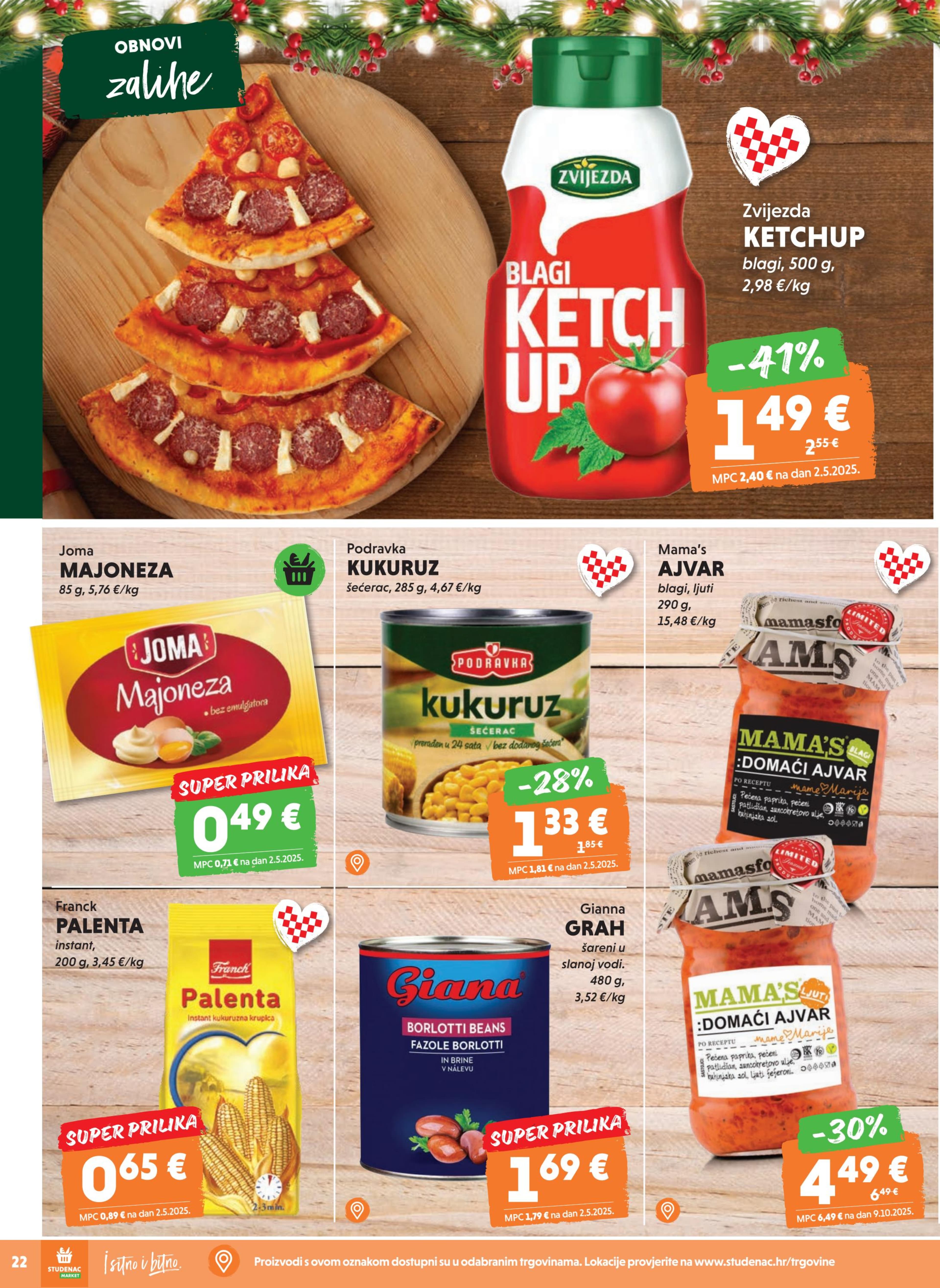 Stranica 22. Studenac kataloga - Akcije od 10.12. do 16.12.2025.
