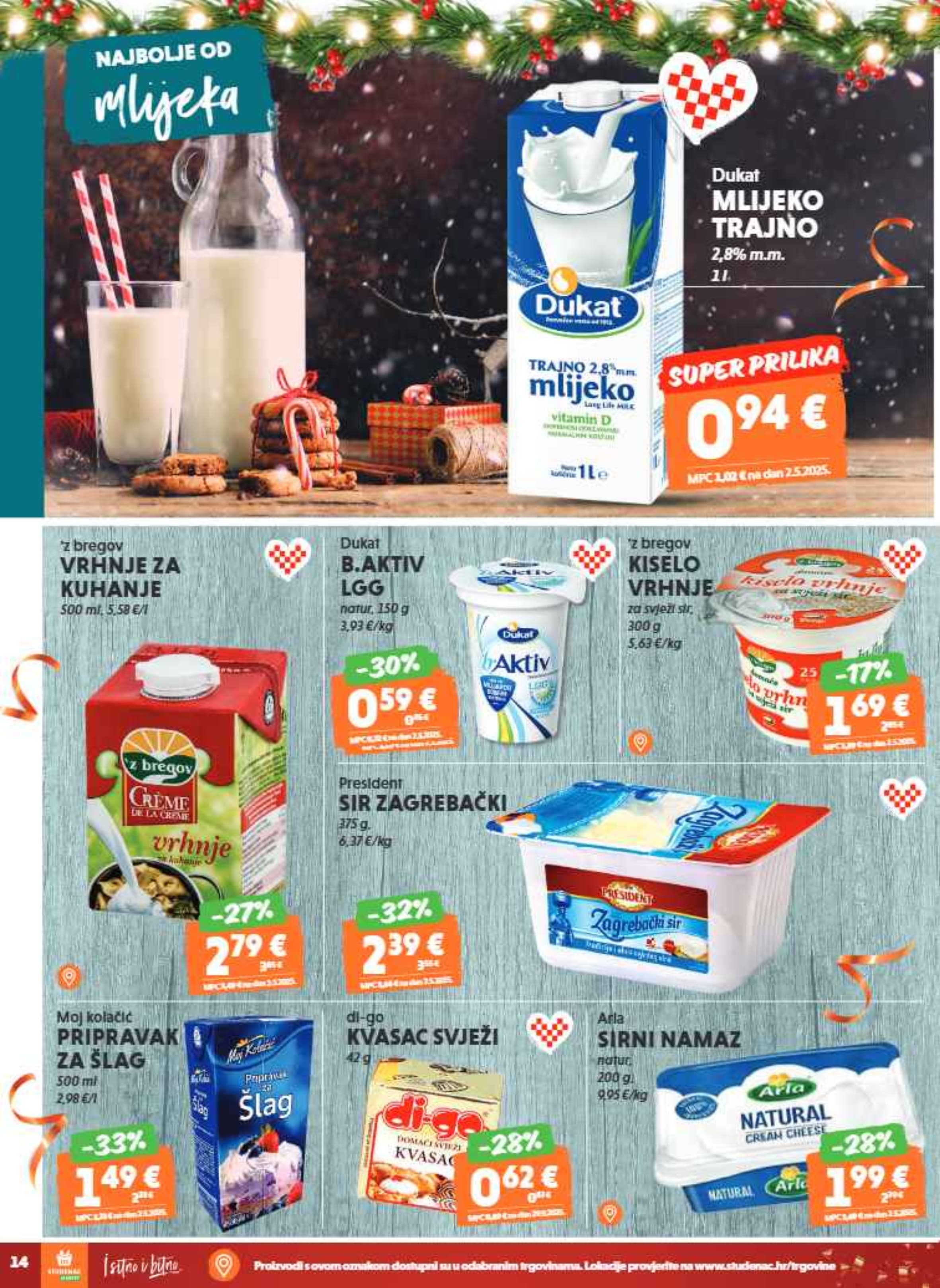 Stranica 14. Studenac kataloga - Akcije od 17.12. do 24.12.2025.