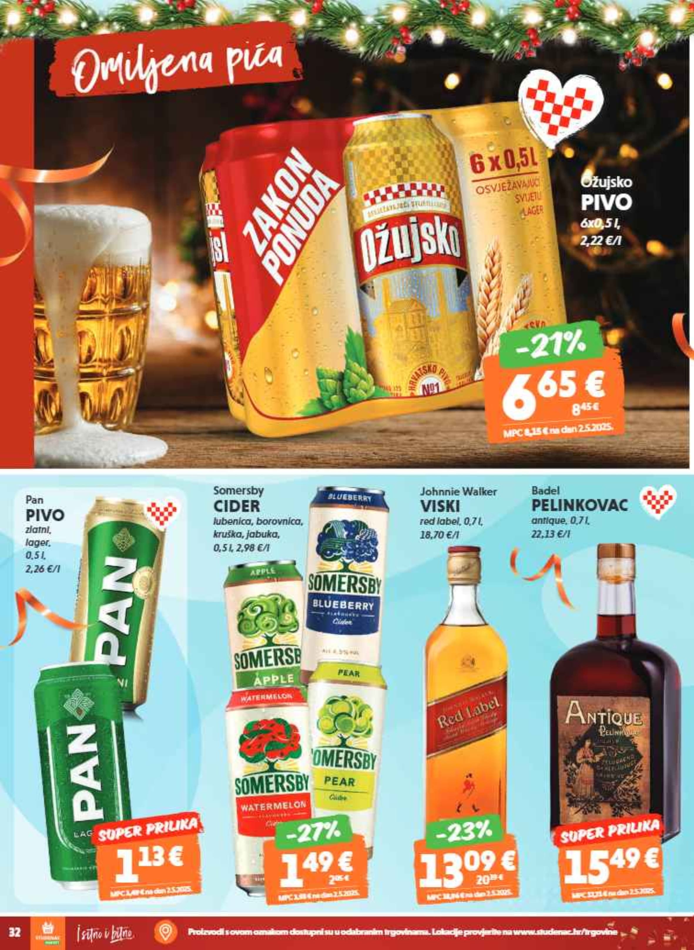 Stranica 32. Studenac kataloga - Akcije od 17.12. do 24.12.2025.