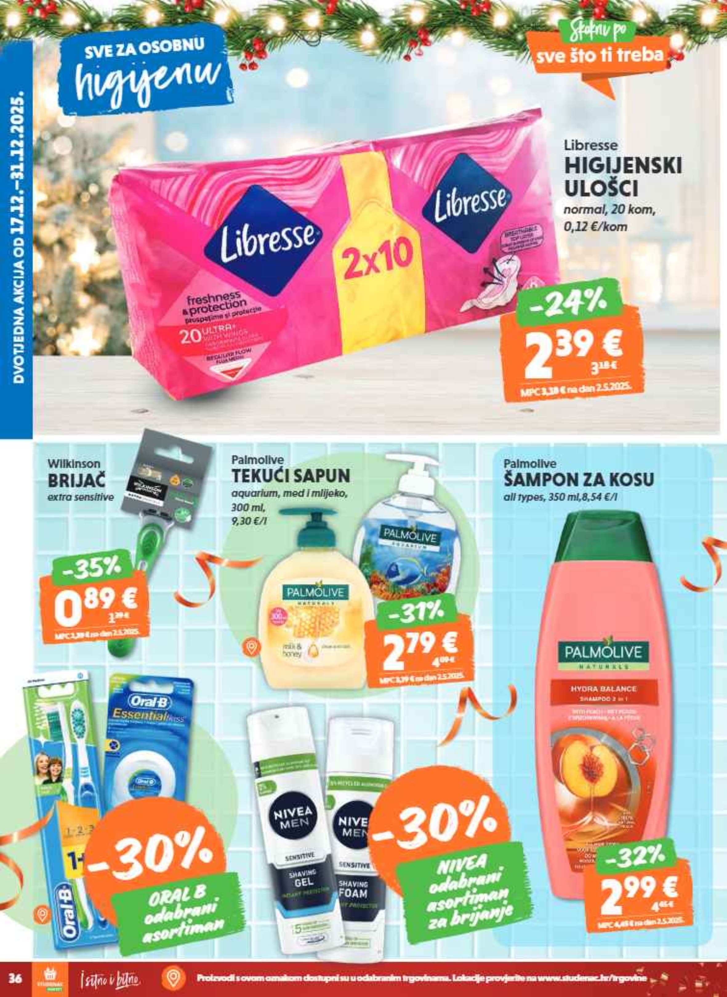 Stranica 36. Studenac kataloga - Akcije od 17.12. do 24.12.2025.