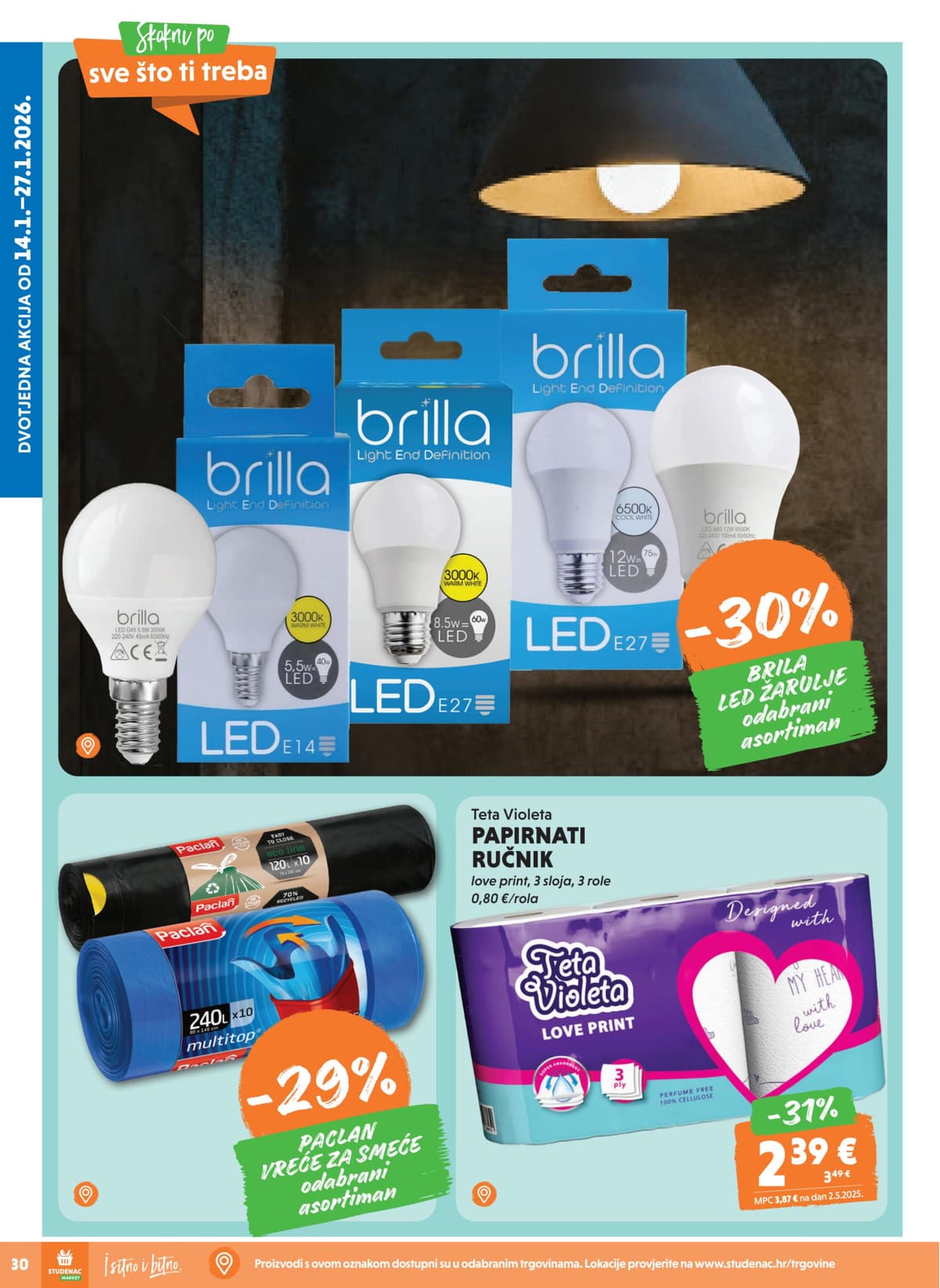 Stranica 30. Studenac kataloga - Akcijska ponuda od 14.02.2026.