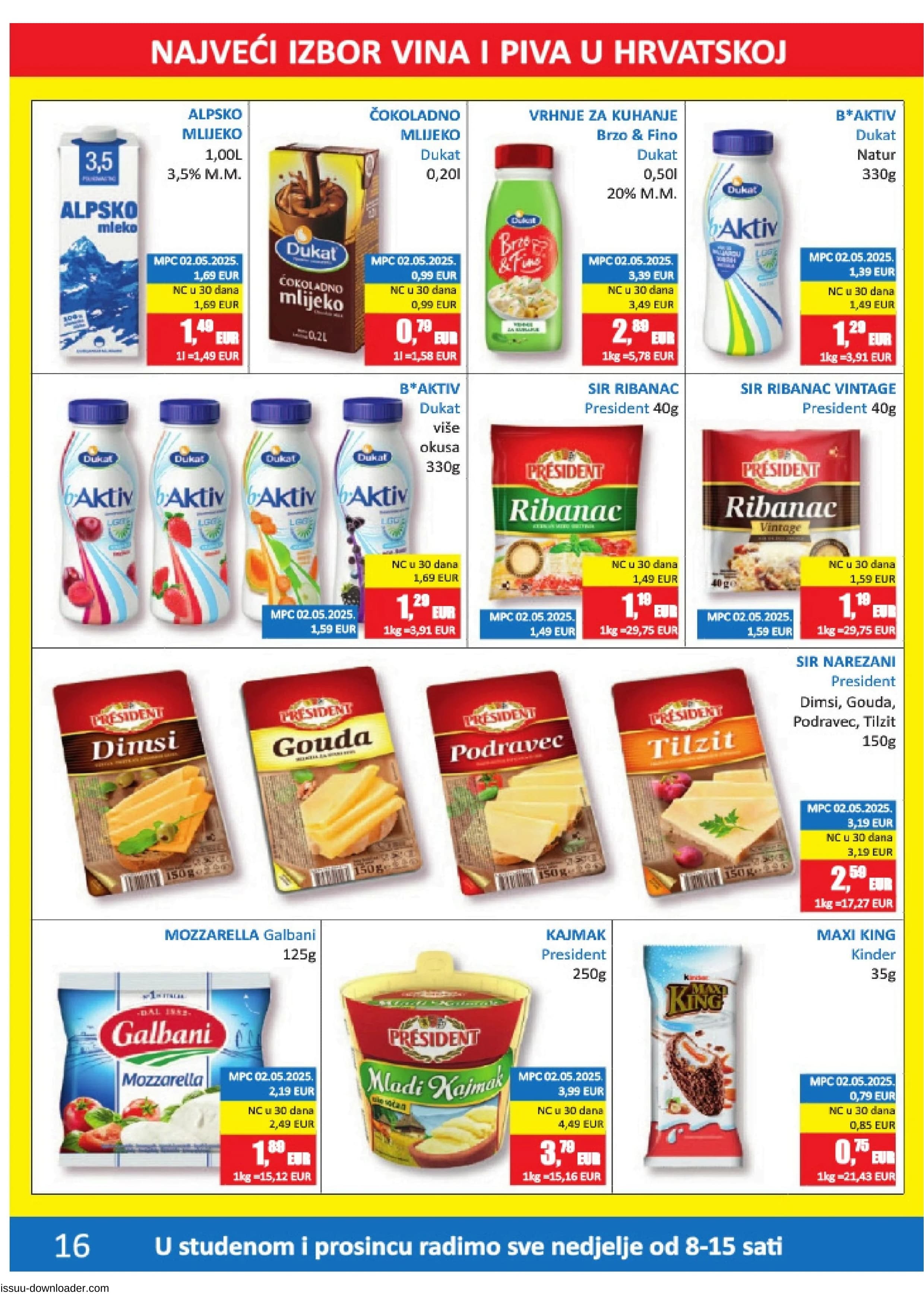 Stranica 16. Vrutak kataloga - Akcije od 10.11. do 23.11.2025.