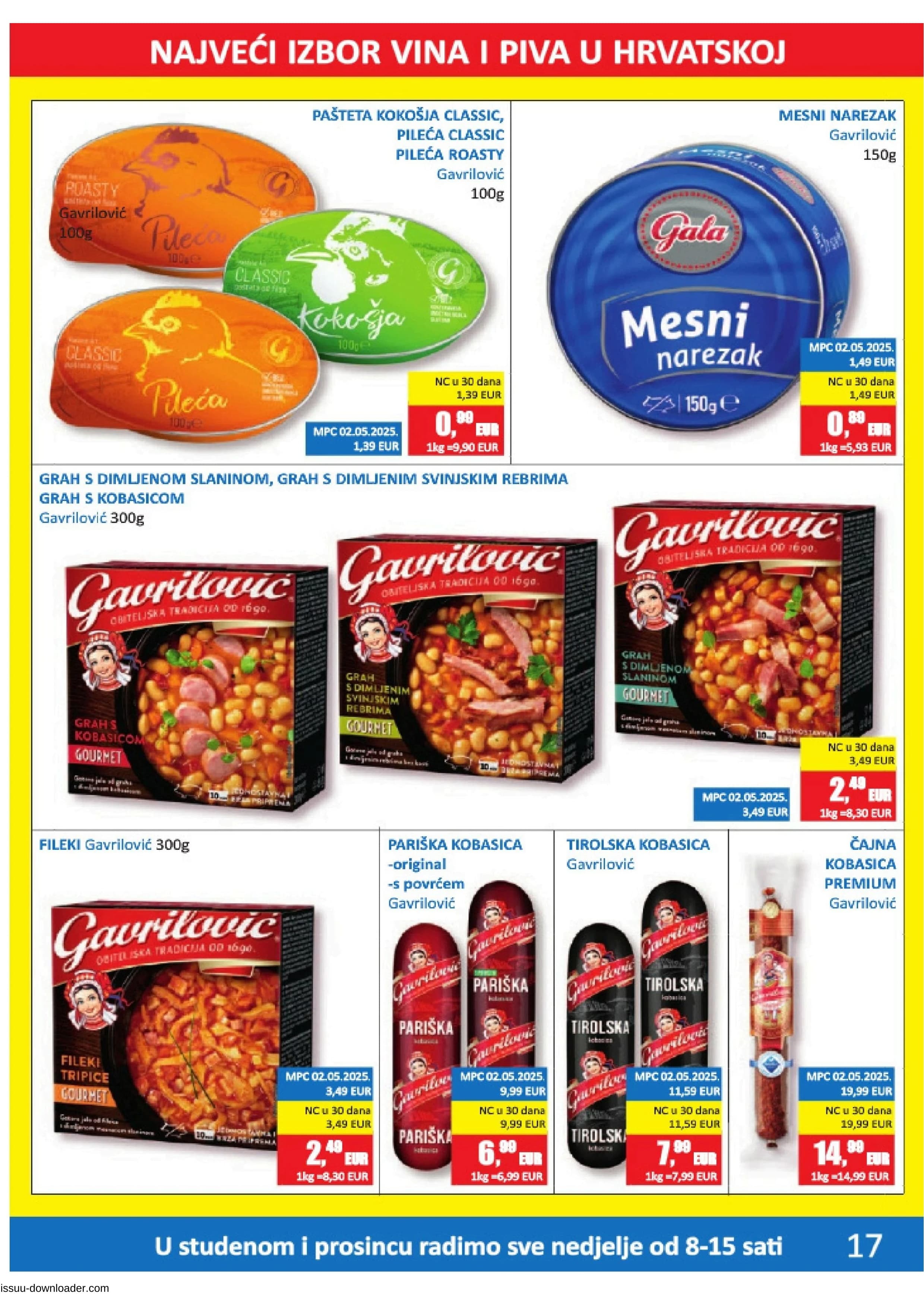 Stranica 17. Vrutak kataloga - Akcije od 10.11. do 23.11.2025.