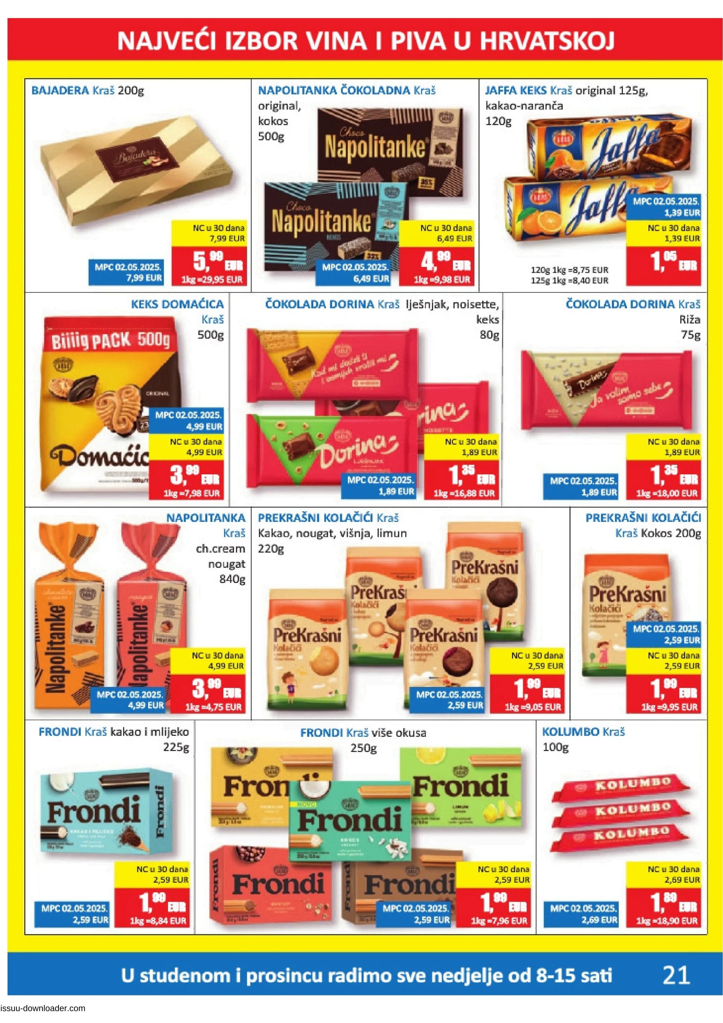 Stranica 21. Vrutak kataloga - Akcije od 10.11. do 23.11.2025.