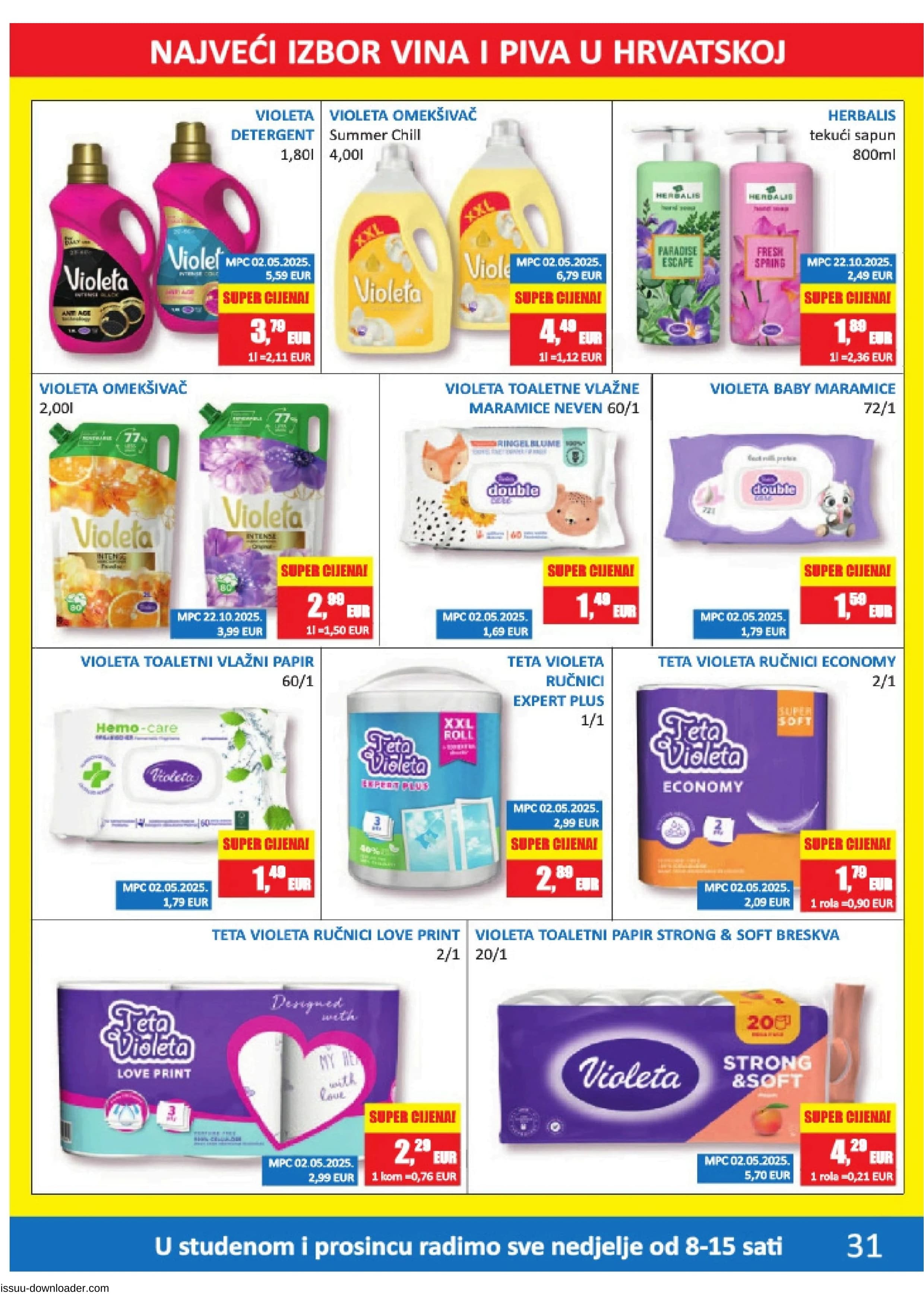Stranica 31. Vrutak kataloga - Akcije od 10.11. do 23.11.2025.