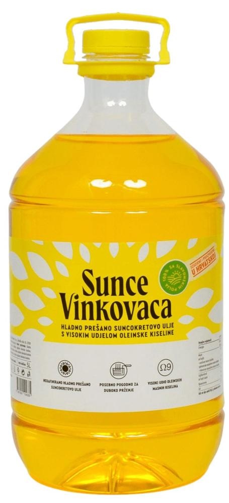 Sunce Vinkovaca Suncokretovo ulje 5 L