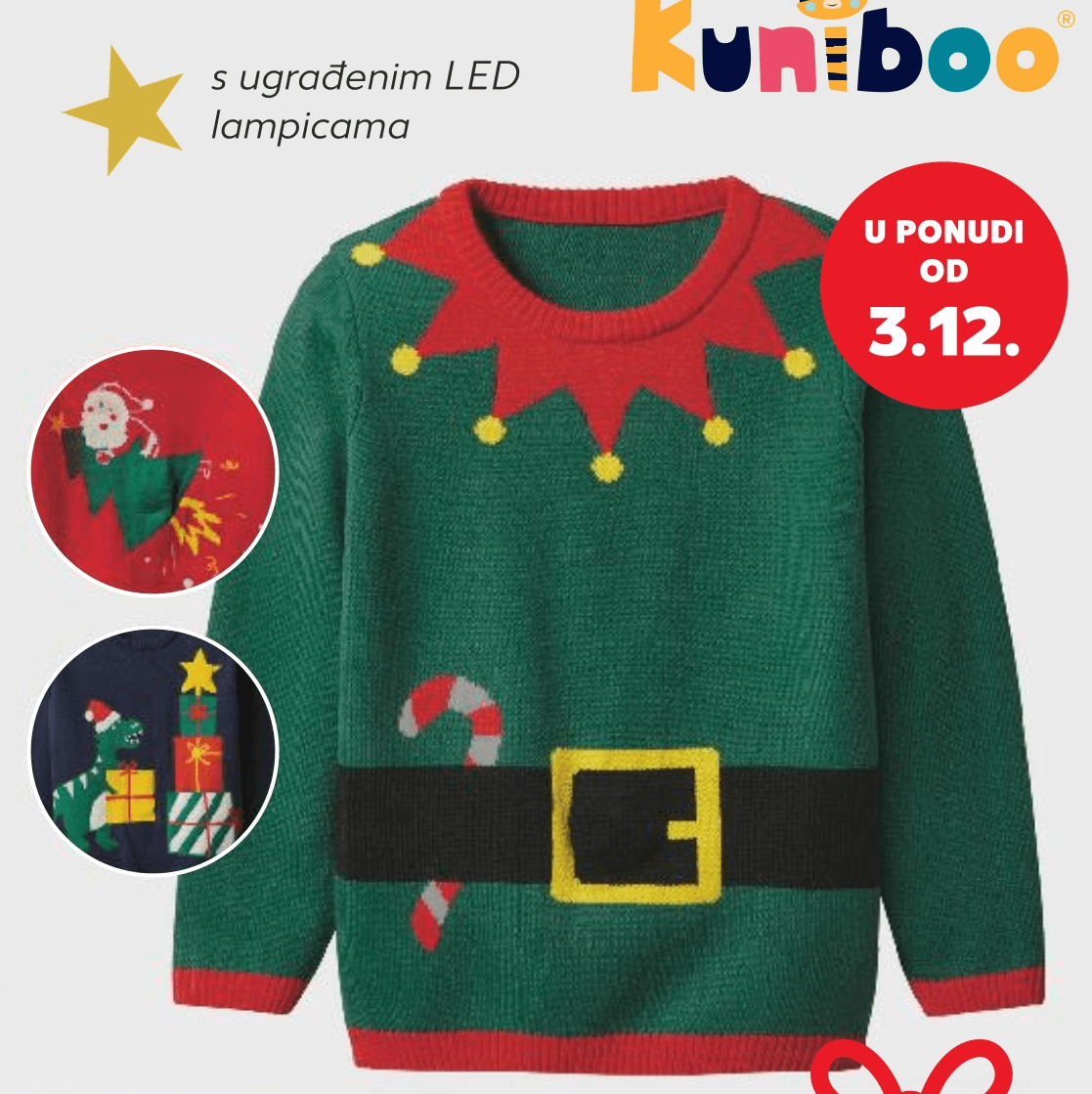 Pulover za dječake Kuniboo komad