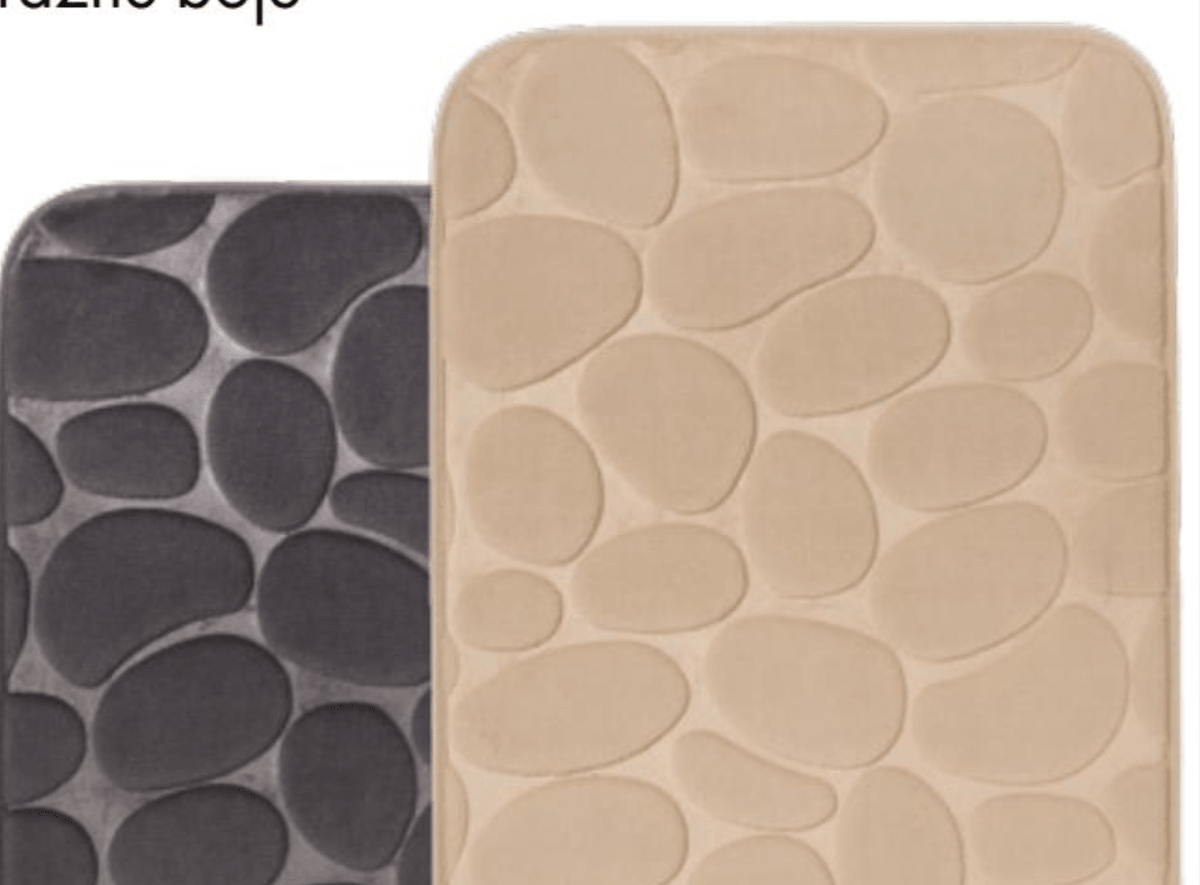 Kupaonski tepih 40 x 60 cm - Akcija u trgovini Tedi