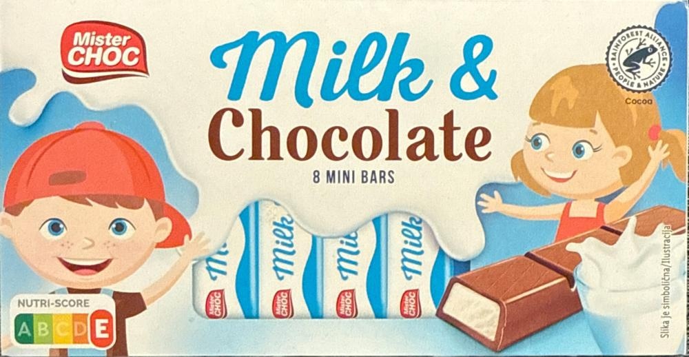 Mister Choc Choco Lollies Milk