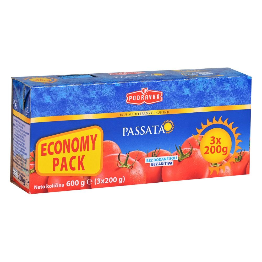 PODRAVKA Pasirana rajčica 3x200g - Akcija u trgovini Pivac